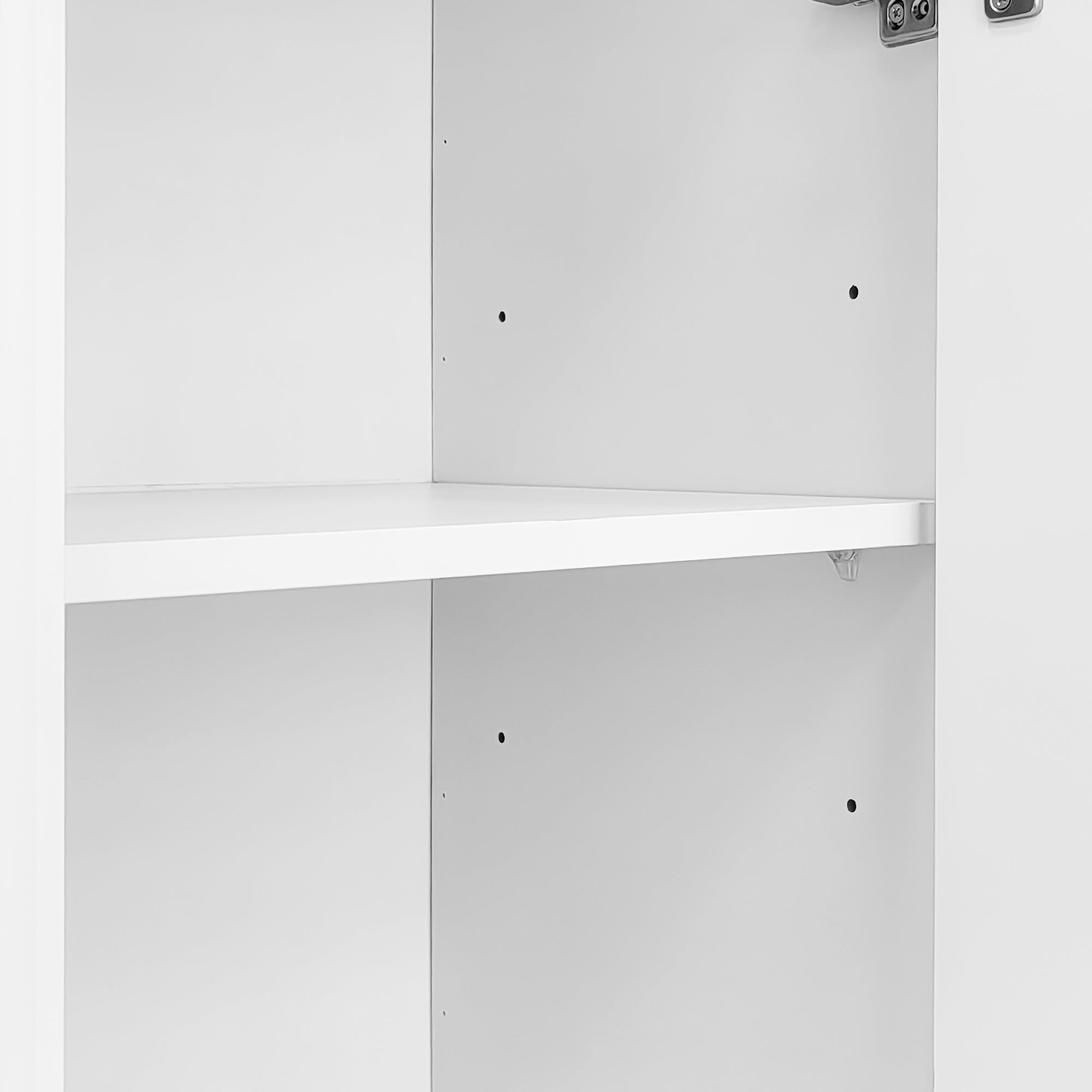Logidon wit dressoir met gouden handgrepen en verstelbare planken