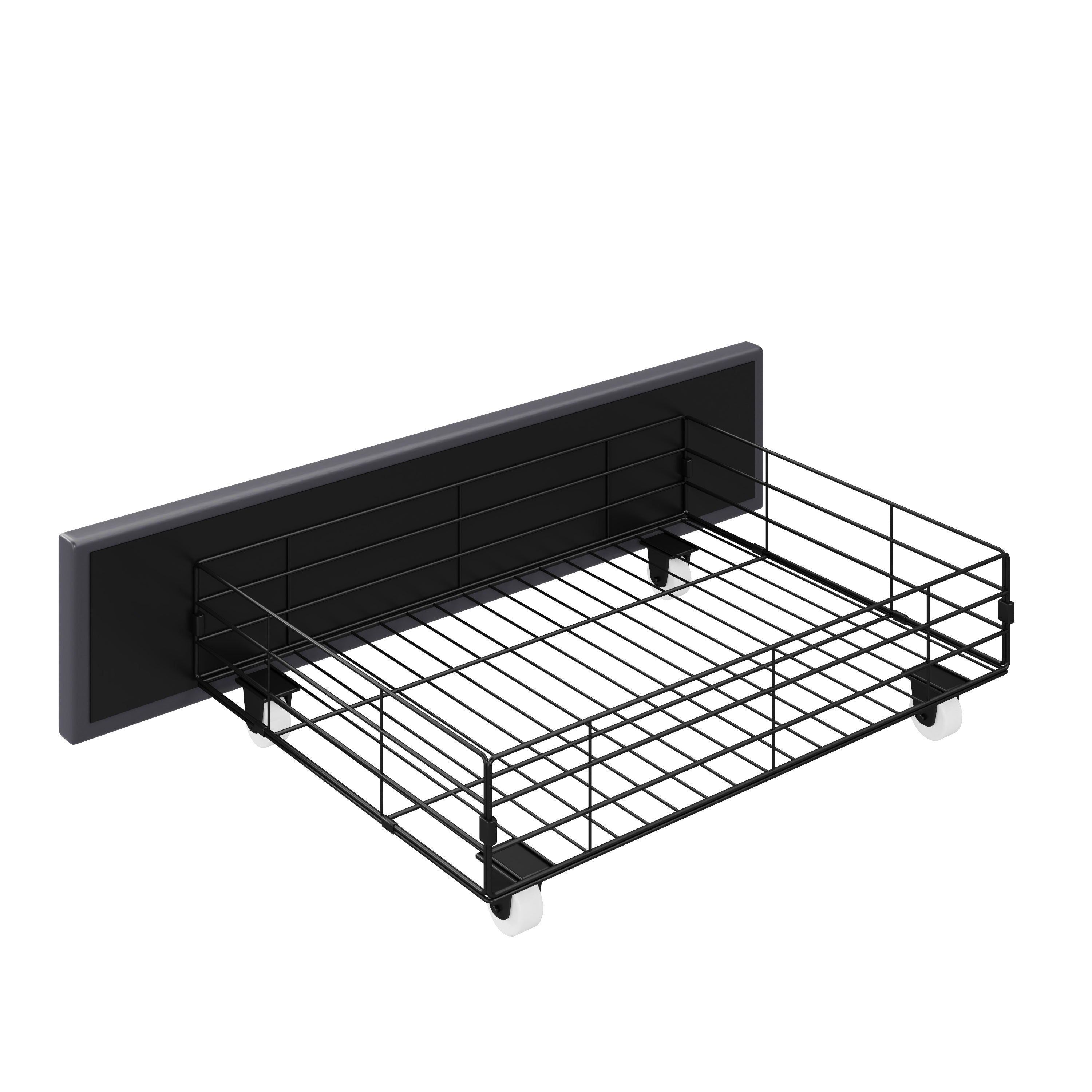 Logidon gestoffeerd bed 160x200 cm grijs kunstleer met LED USB-laden