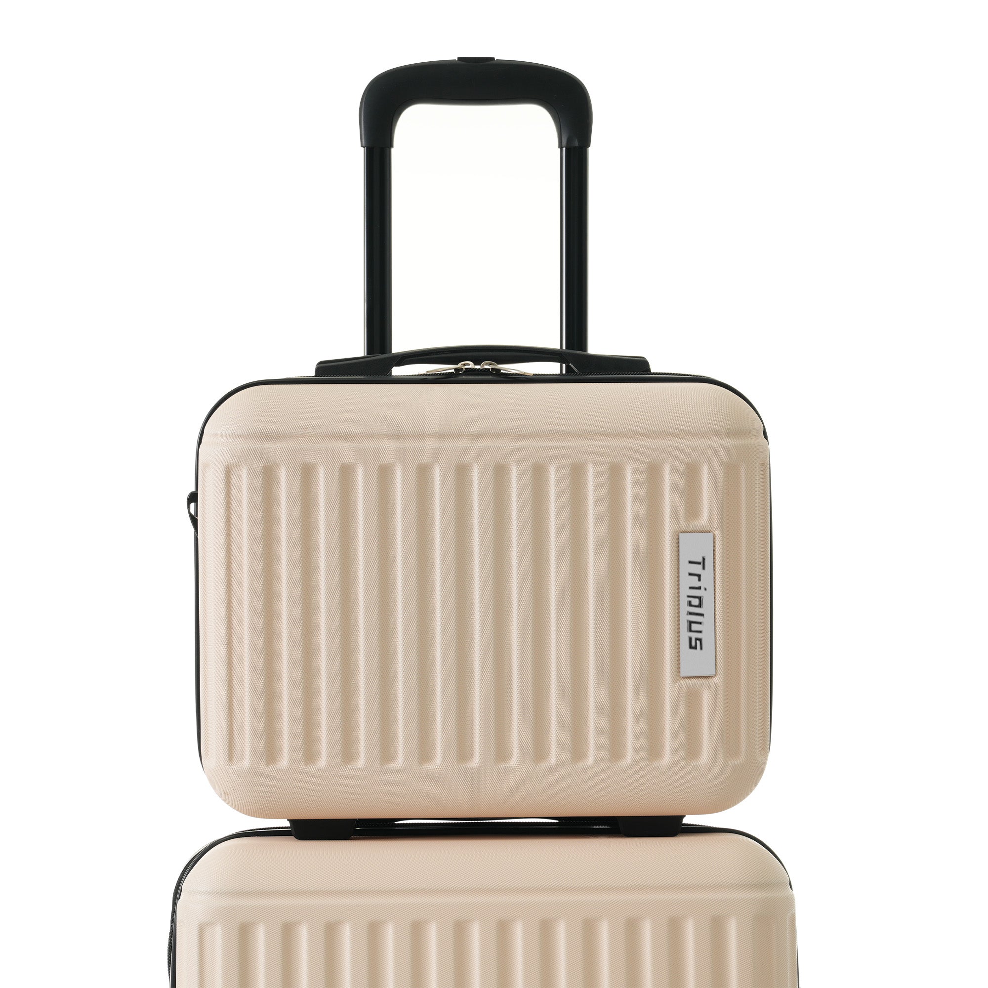 Logidon kofferset S-M-L-XL harde koffer 4 wielen beige