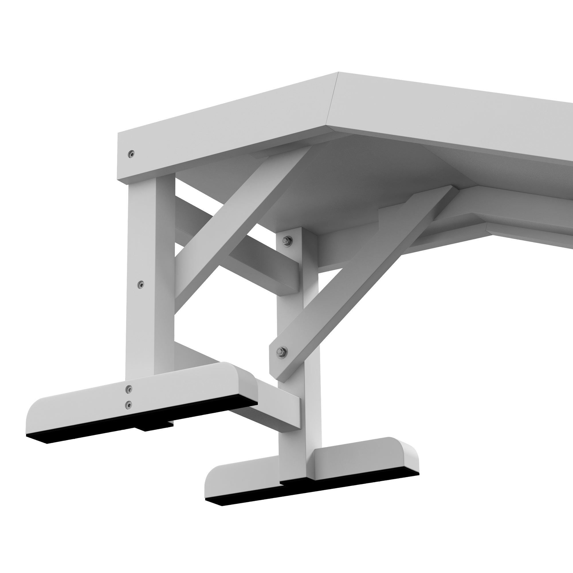 Logidon Huisdierramp 125x40x35 cm Wit Grijs Met Antisliptapijt
