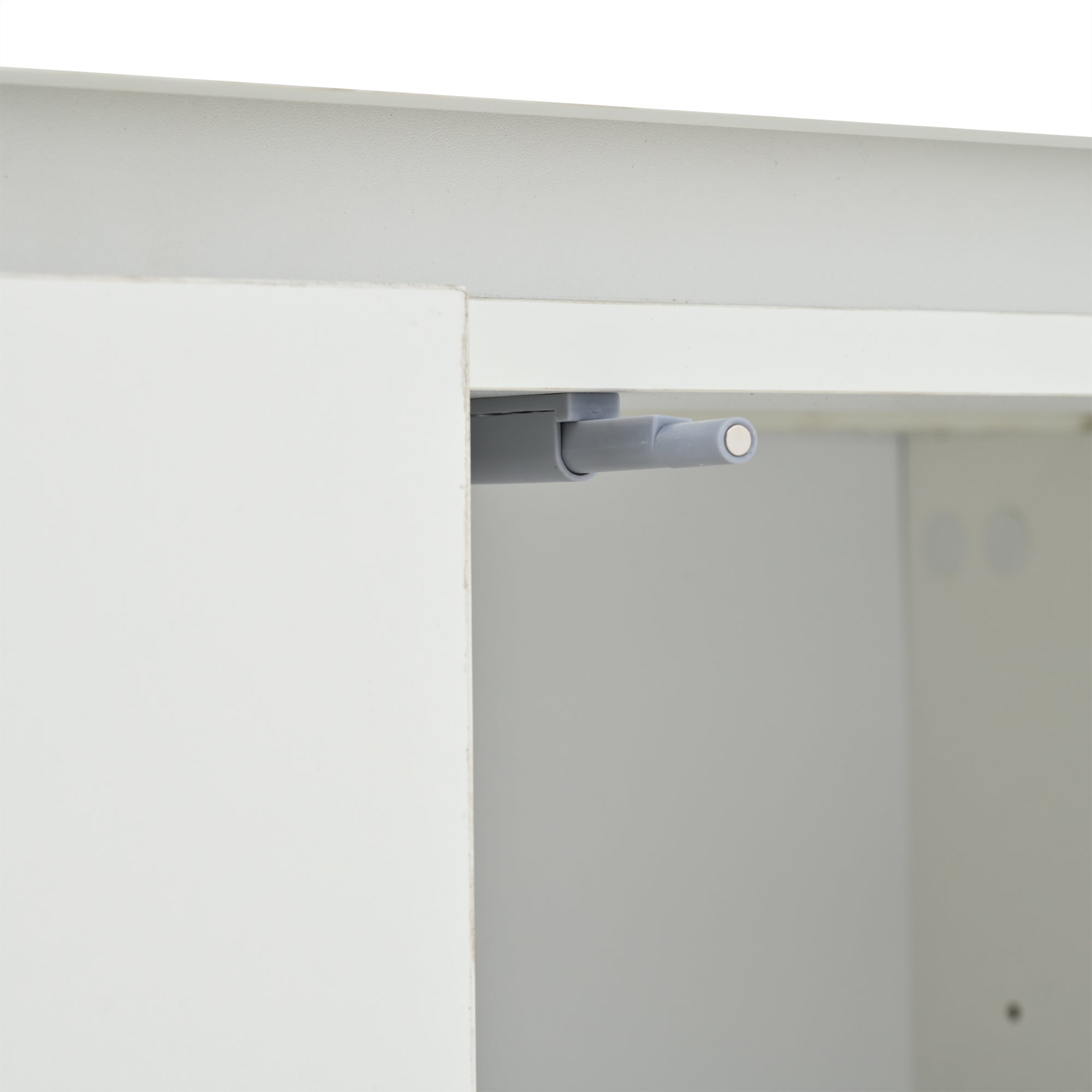 Logidon wit hoogglans dressoir 140x40x65 cm met LED verlichting