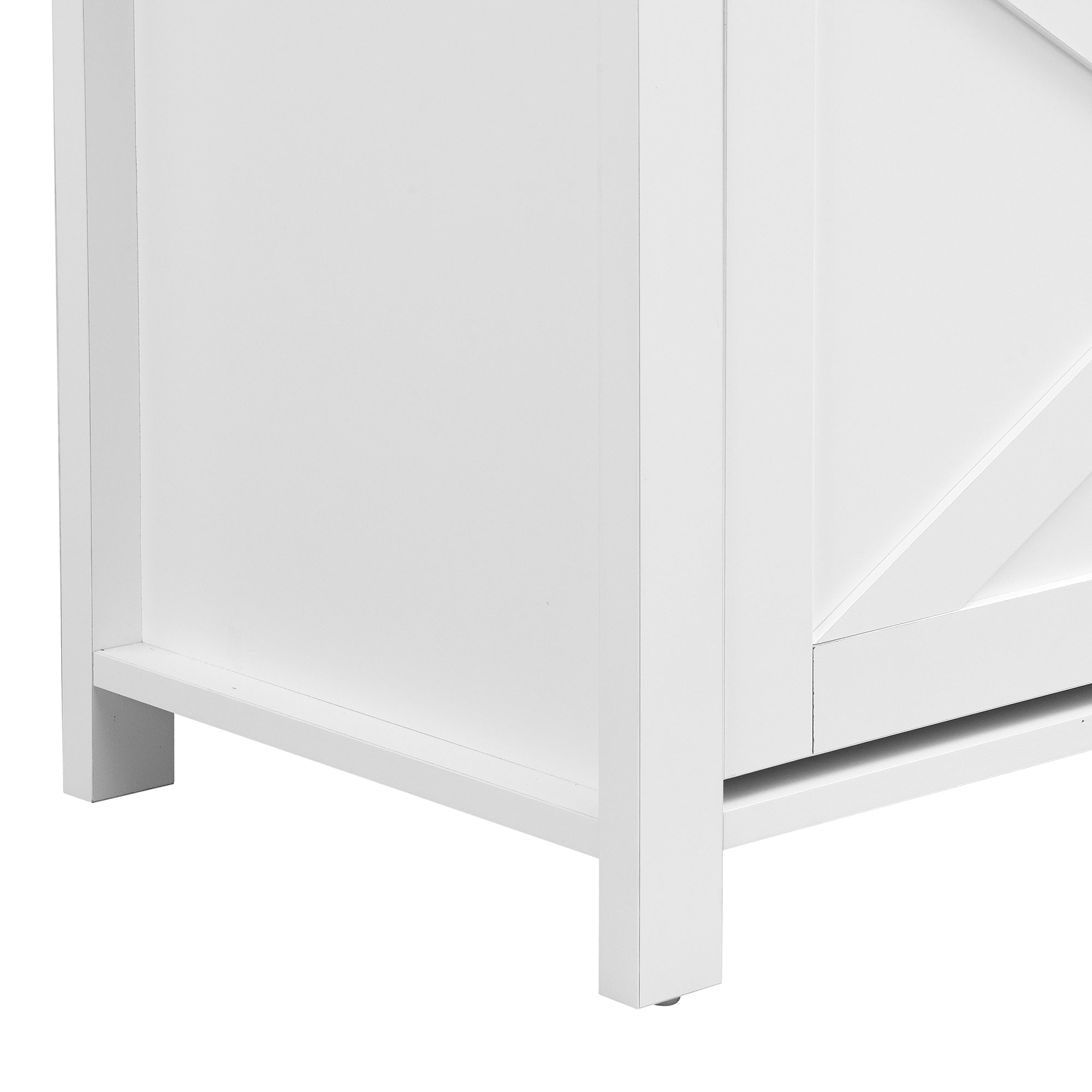 Logidon kledingkast wit MDF met schoenenrek en plank