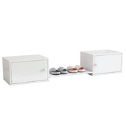 Logidon Shoe Cabinet White 189x40x34.5 cm - Versatile shoe bench