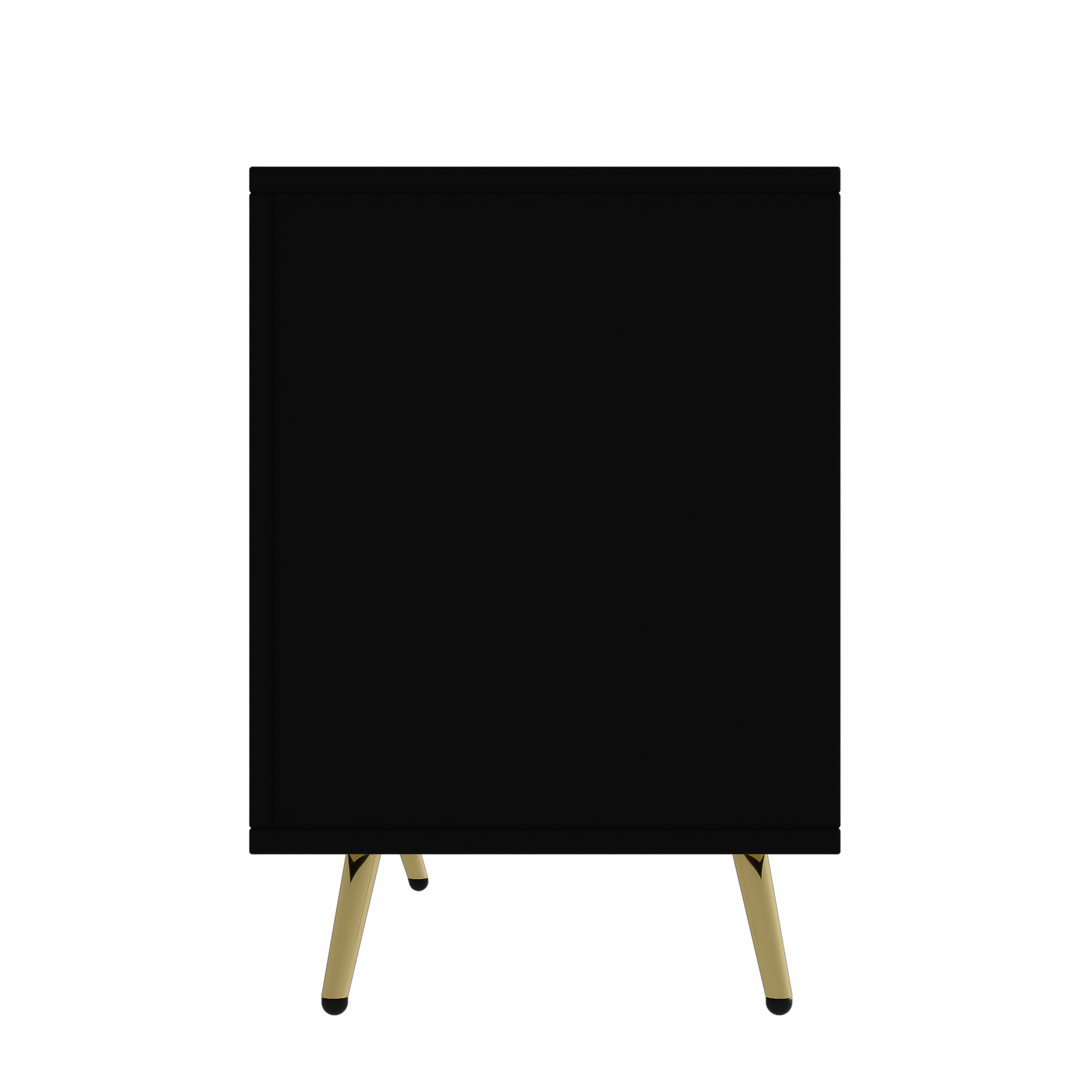 Logidon Dressoir 160 cm Bruin Vier Deuren Met Gouden Handgrepen