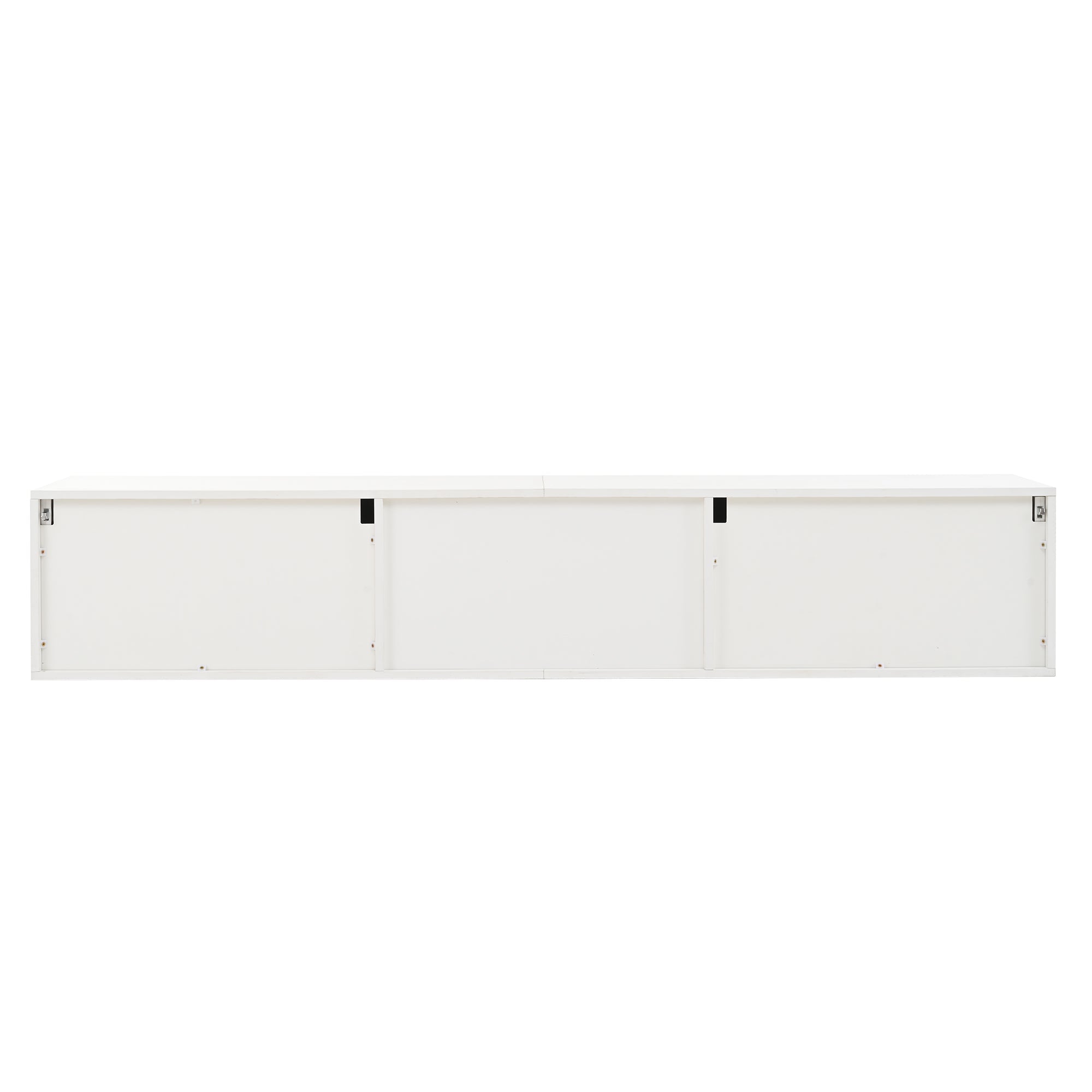 Logidon TV wandmeubel wit 180x35x33,5 cm compleet 4 delen