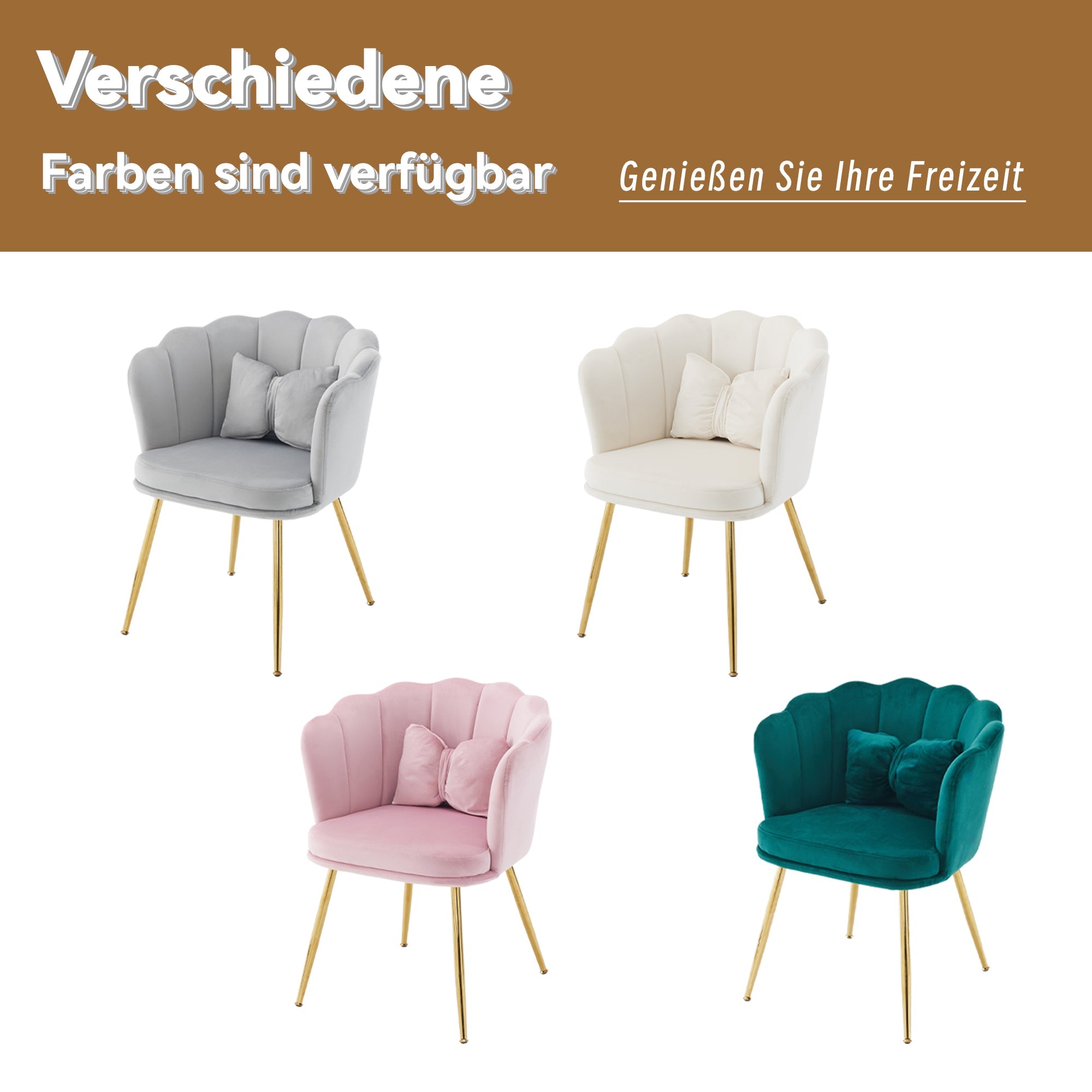 Logidon Modern Velvet Armchair Green With Gold Legs