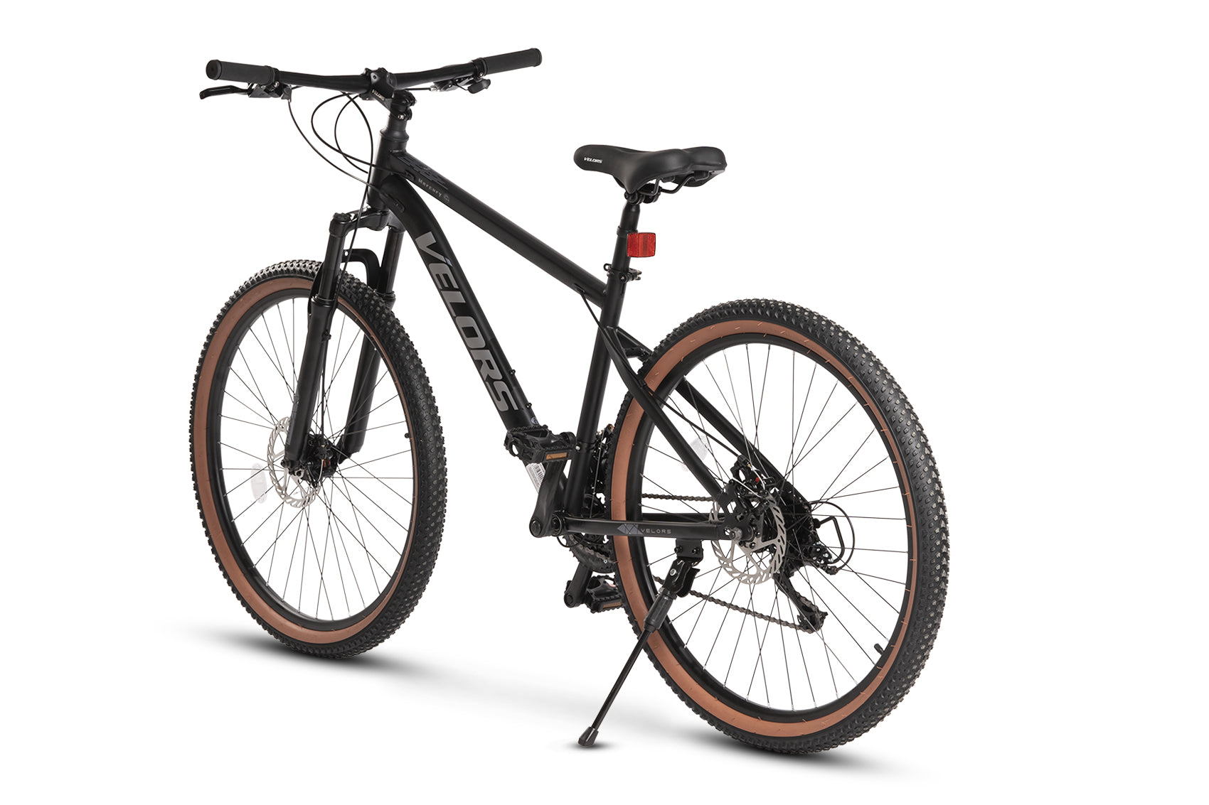Logidon Velors 27,5 inch mountainbike zwart grijs 21 versnellingen