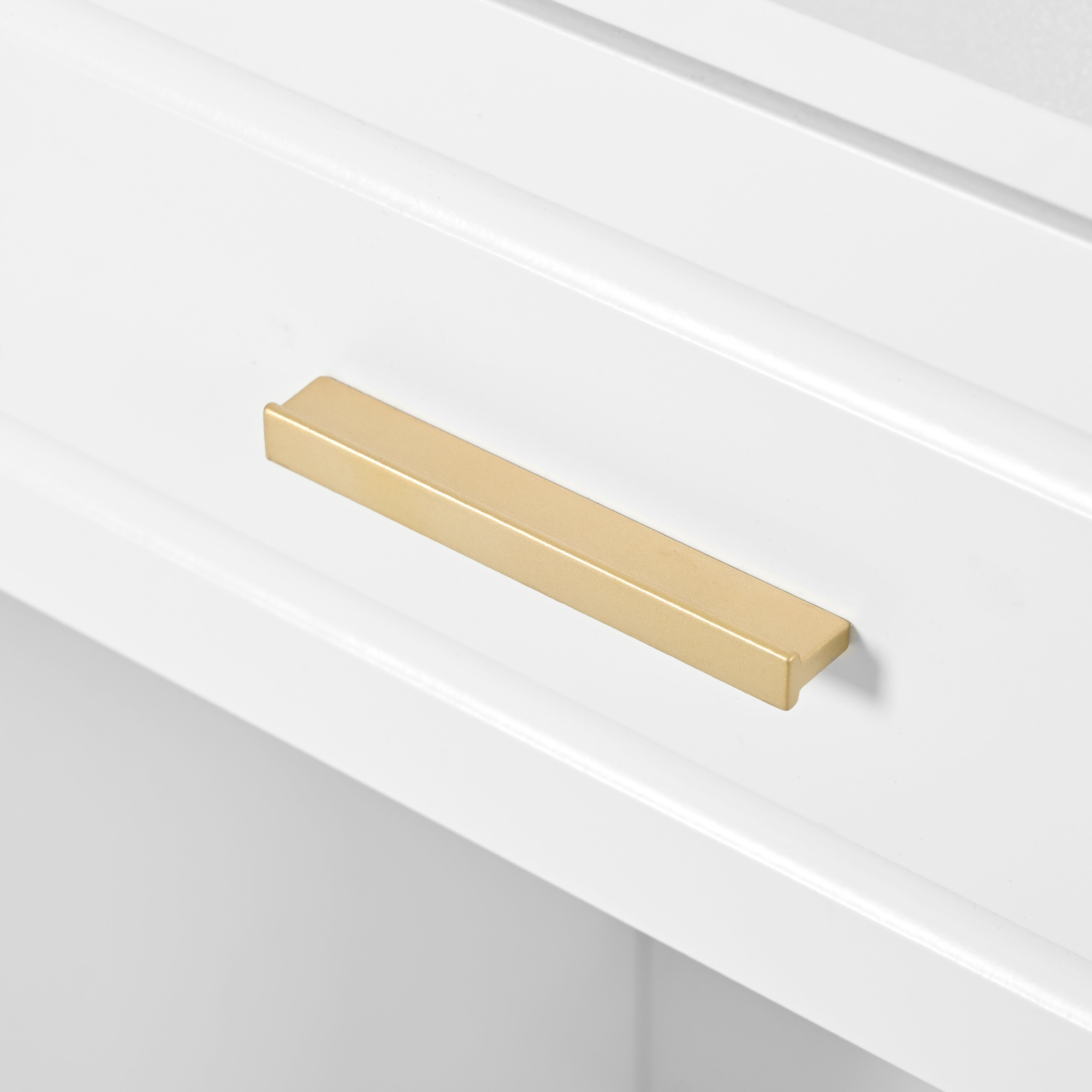 Logidon kaptafel met spiegel en LED-verlichting 9 lades wit 120x40x135