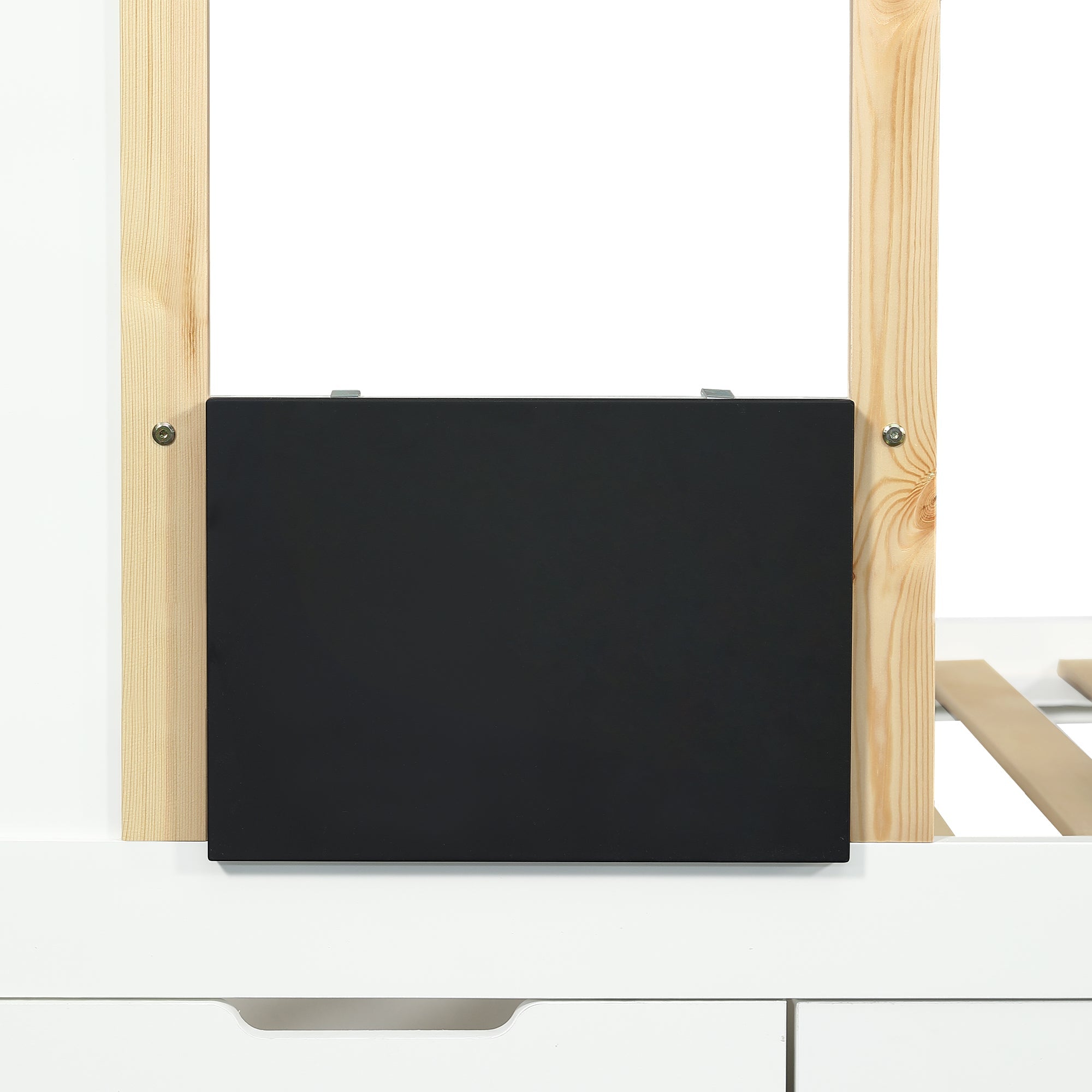 Logidon stapelbed kinderhoogslaper met trapkast opbergruimte 90x200