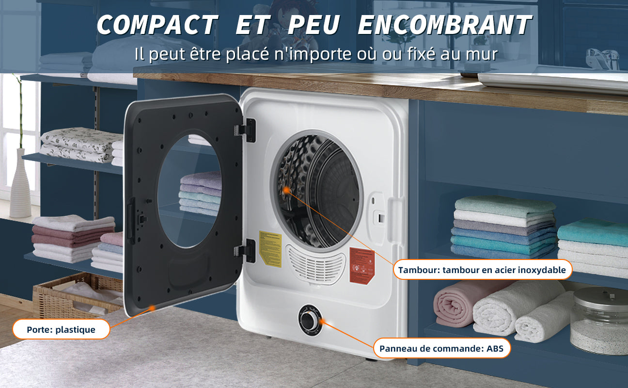 Logidon afzuigkap wandmontage 3kg 5 programma's 830W wit