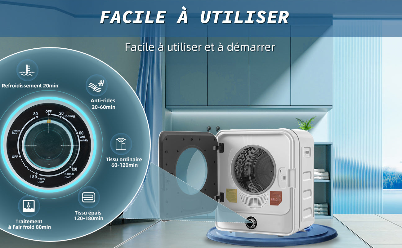 Logidon afzuigkap wandmontage 3kg 5 programma's 830W wit