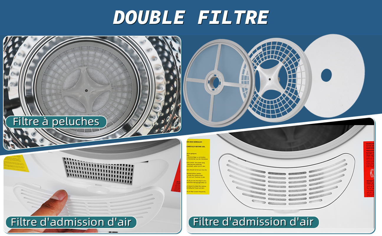 Logidon afzuigkap wandmontage 3kg 5 programma's 830W wit