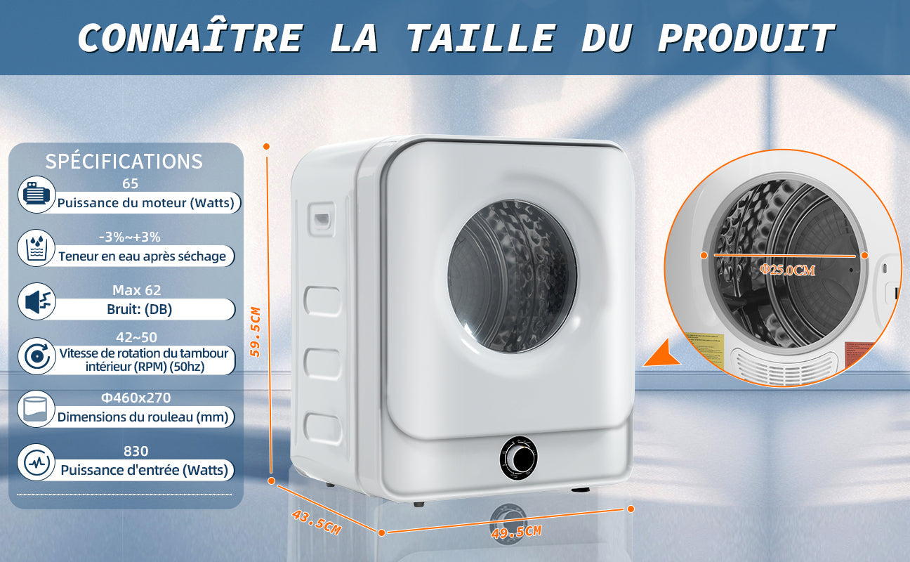 Logidon afzuigkap wandmontage 3kg 5 programma's 830W wit