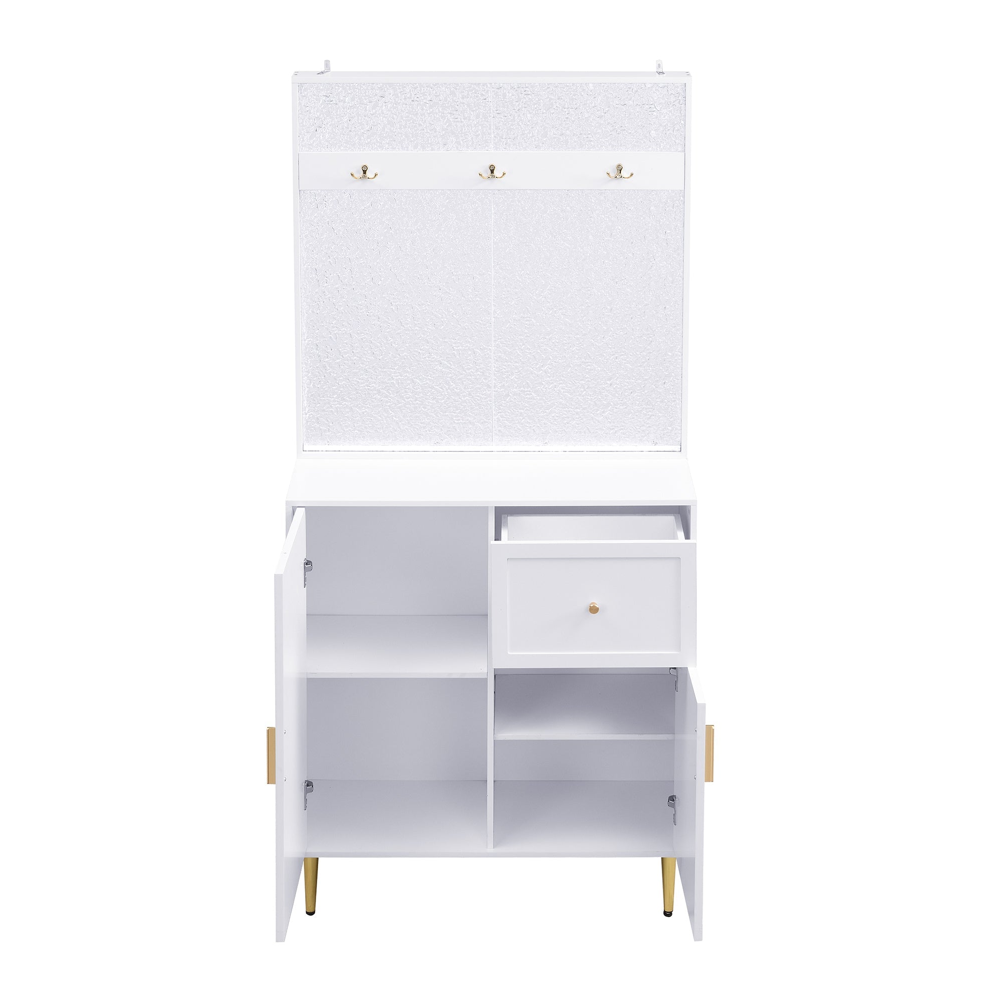 Logidon Kledingkastset Compact Wit MDF 80 x 175,5 x 35 cm