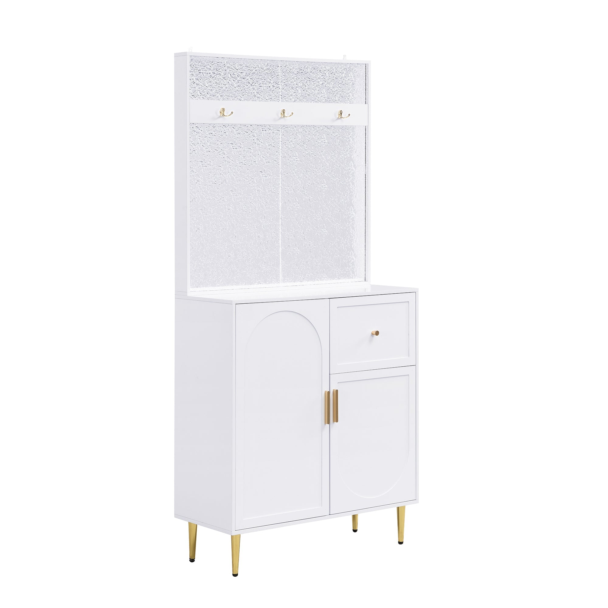 Logidon Kledingkastset Compact Wit MDF 80 x 175,5 x 35 cm