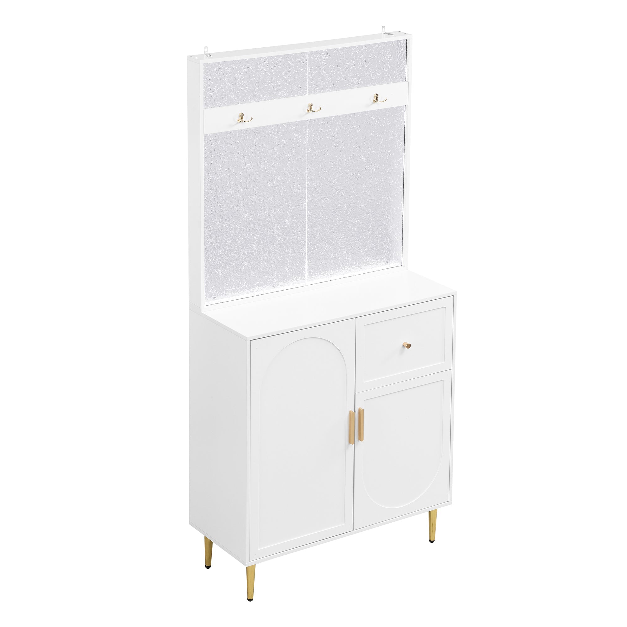 Logidon Kledingkastset Compact Wit MDF 80 x 175,5 x 35 cm