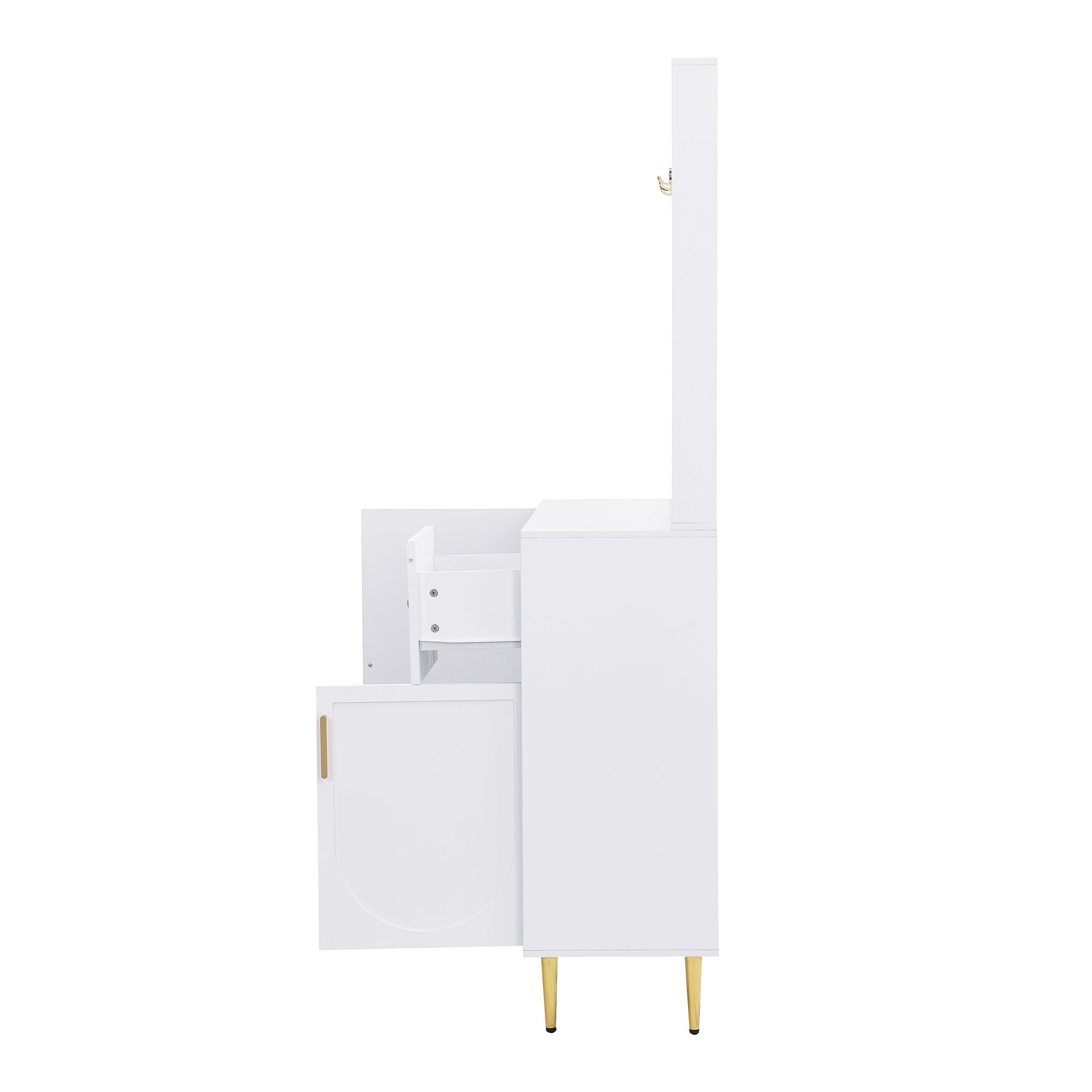 Logidon Kledingkastset Compact Wit MDF 80 x 175,5 x 35 cm