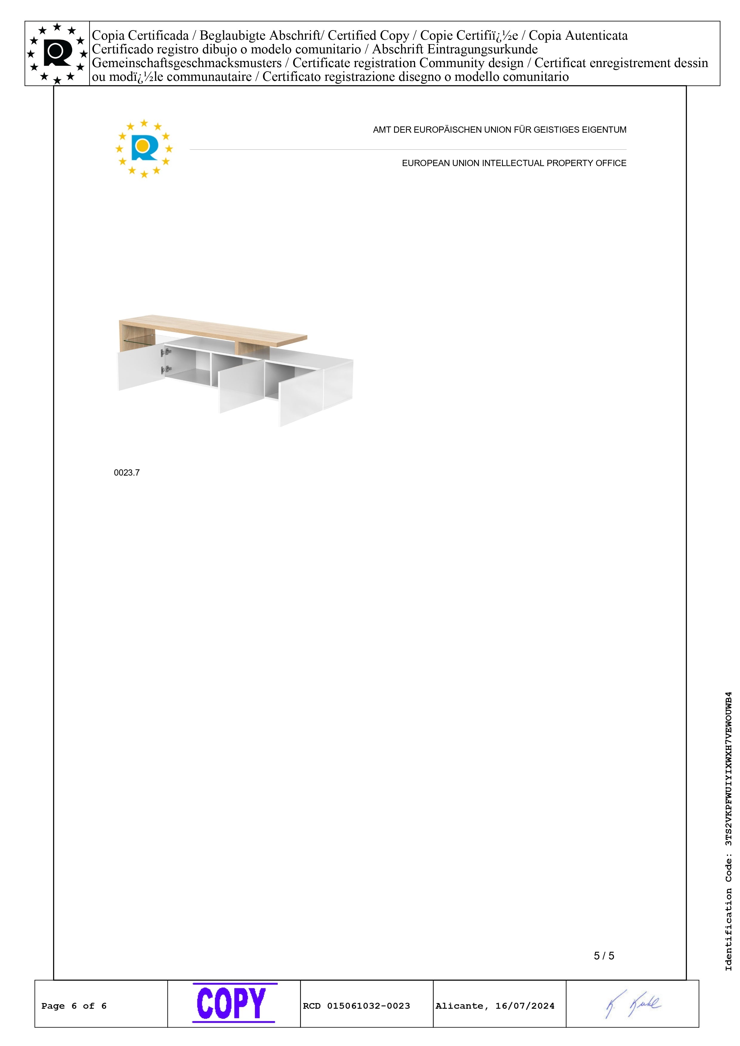 Logidon TV-meubel modern design hoogglans wit houtlook LED