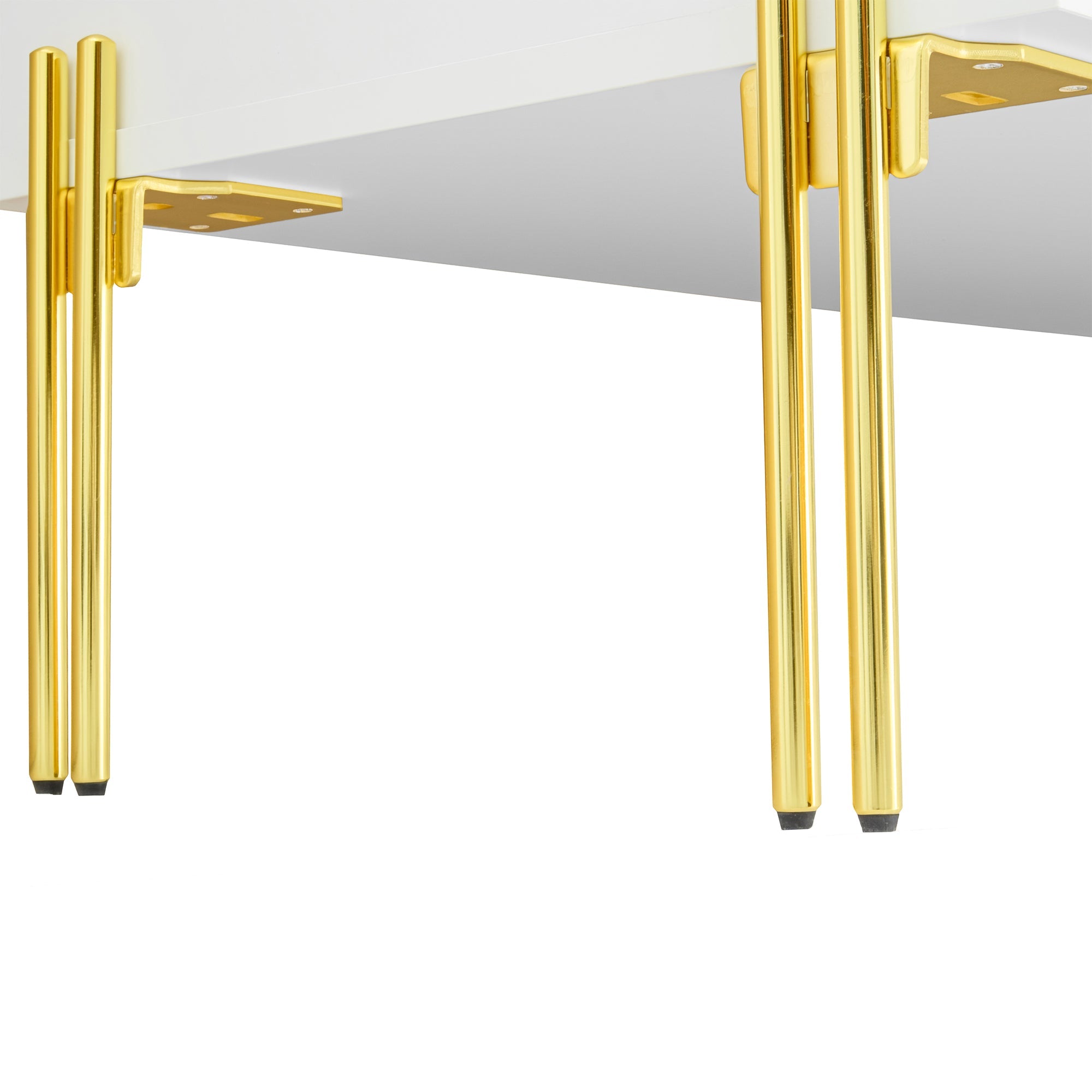 Logidon dressoir wit goud hoogglans 6 lades 120 cm