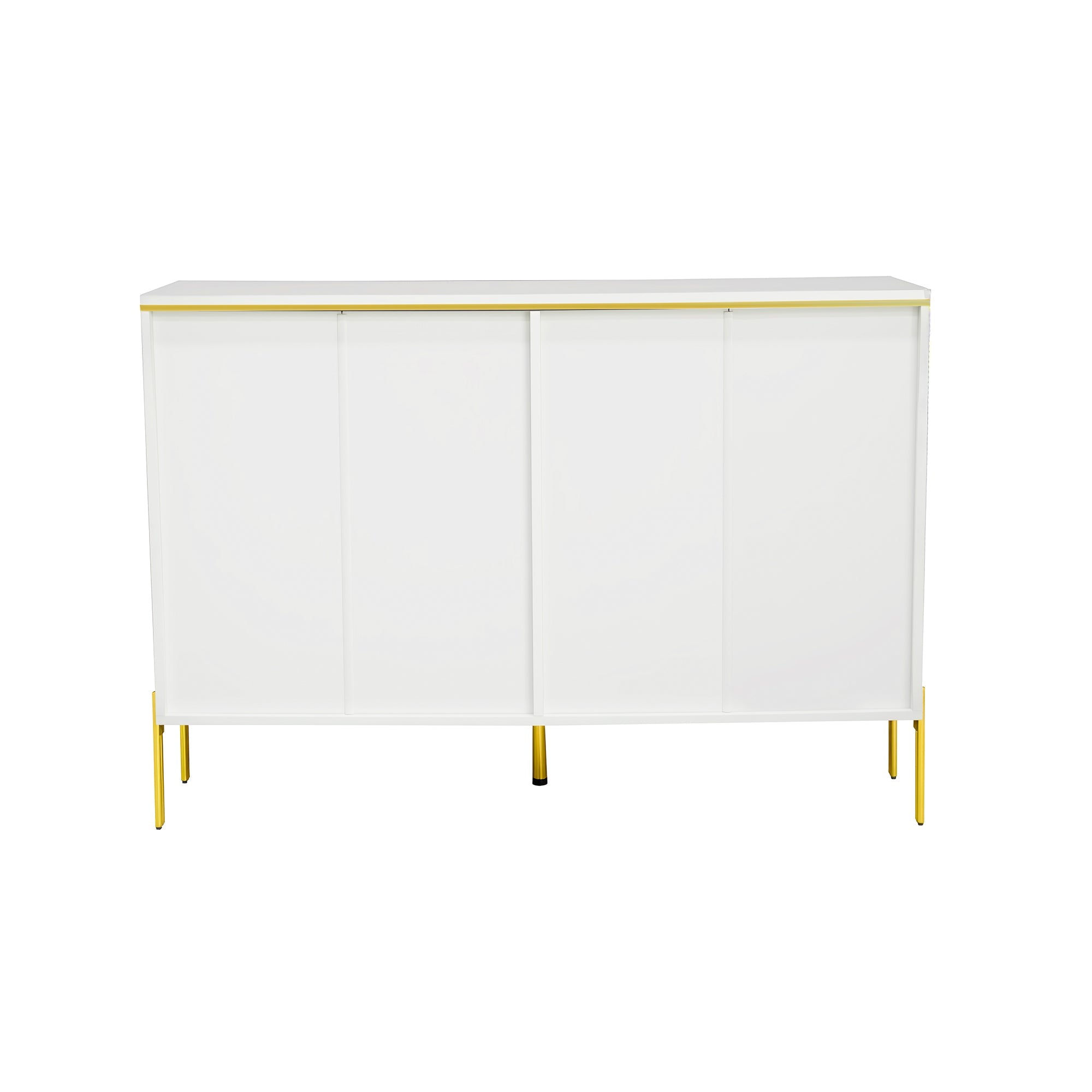Logidon dressoir wit goud hoogglans 6 lades 120 cm