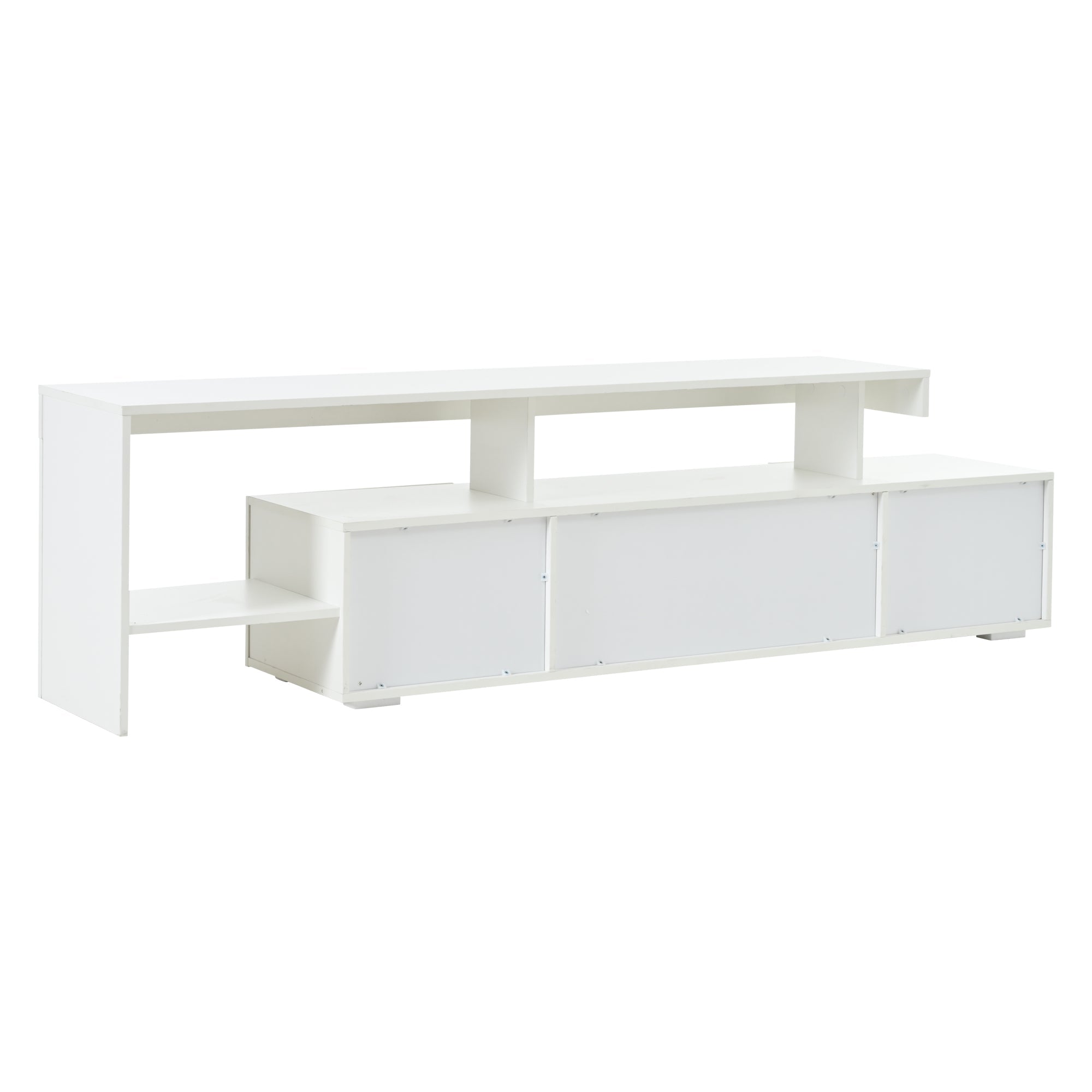 Logidon TV-meubel 192 x 37 x 53 cm witte hoogglans LED-verlichting