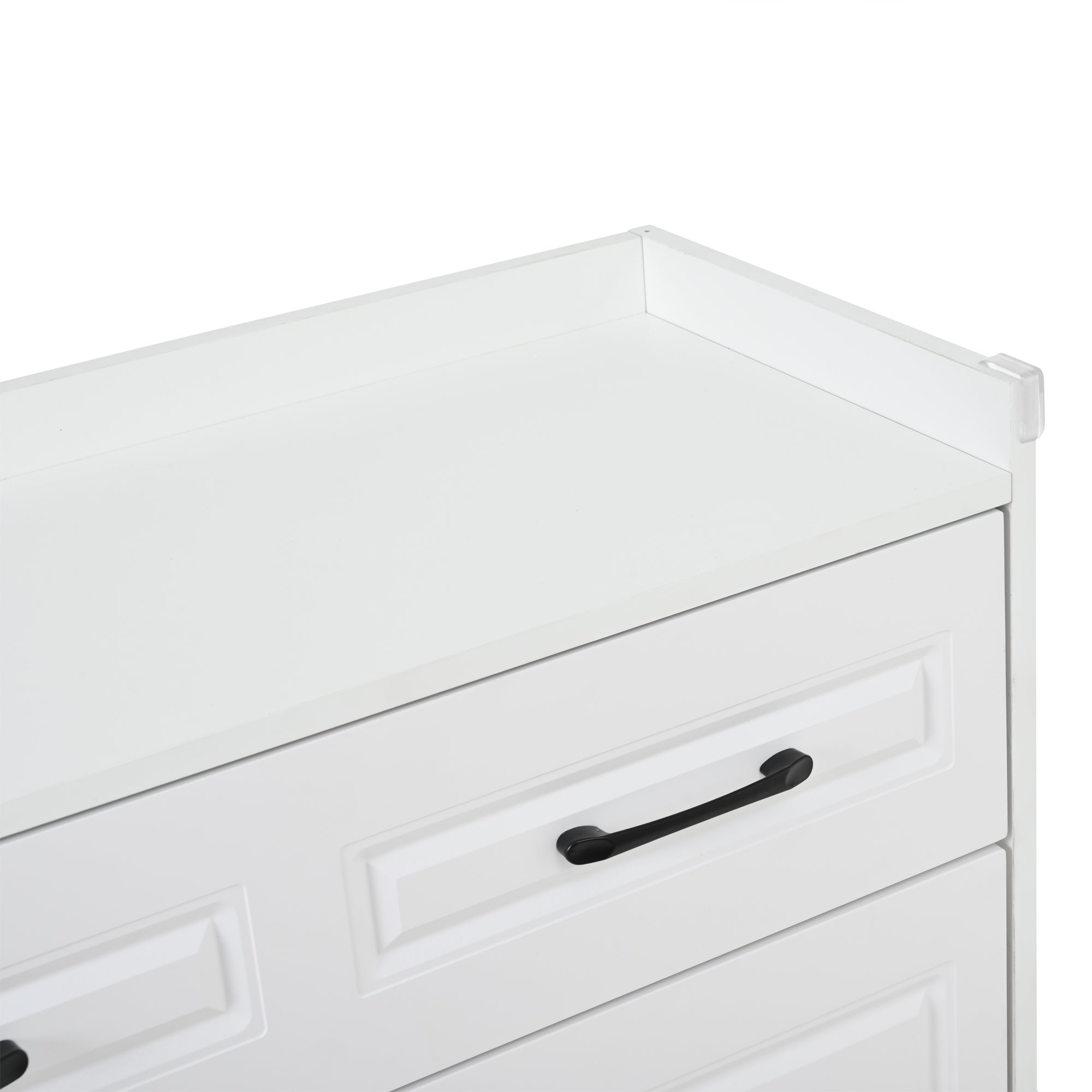 Logidon shoe cabinet white MDF 80 x 34 x 107.5 cm with 4 compartments and 1 drawer