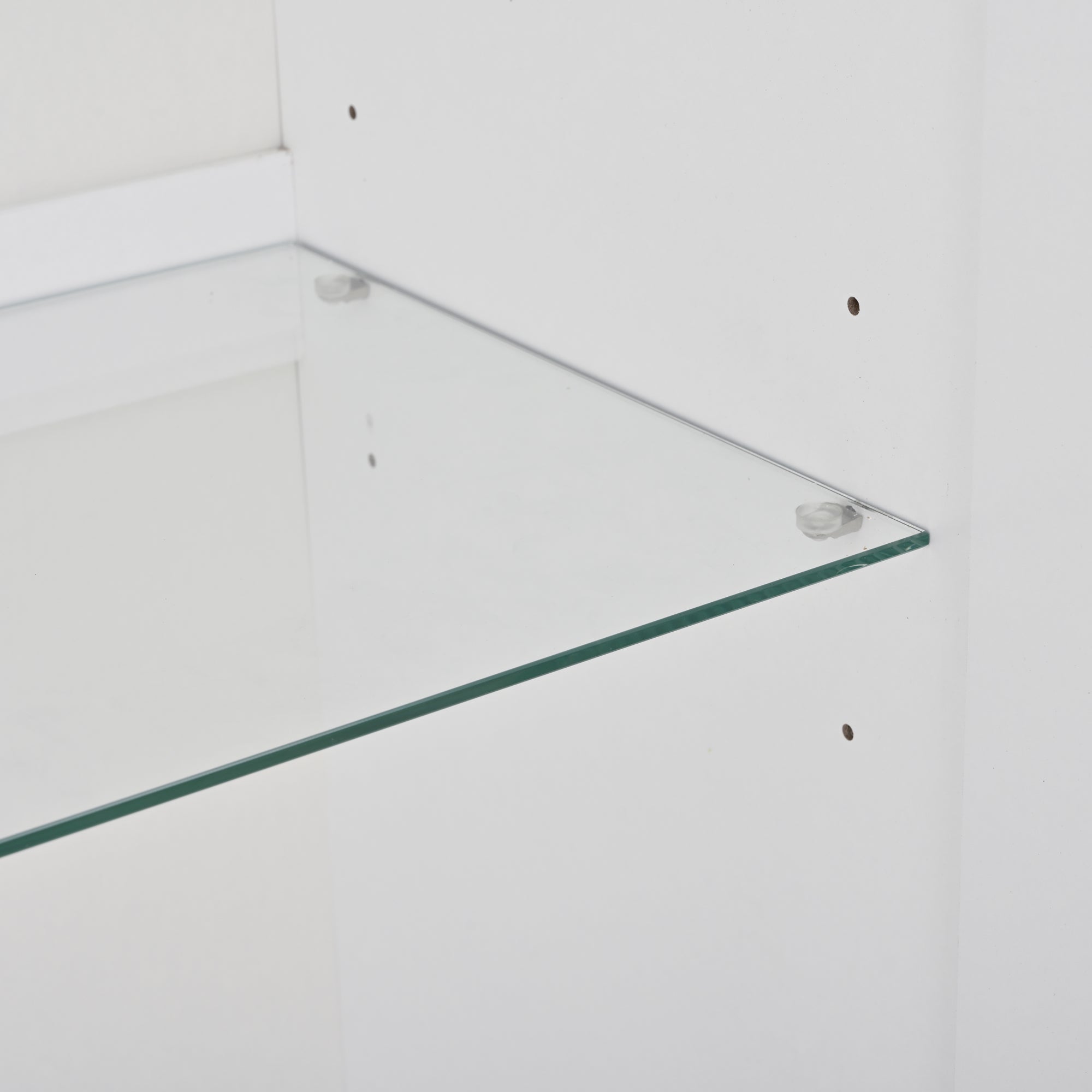 Logidon hoogglans vitrinekast 70x40x173 cm wit met LED-verlichting