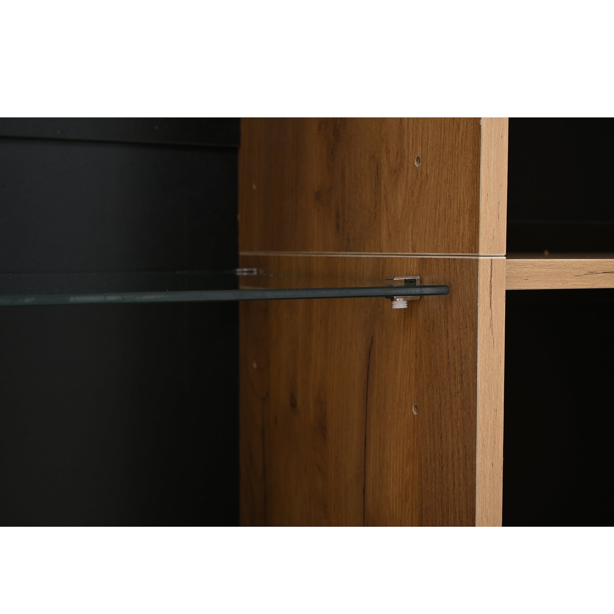 Logidon vitrinekast 80x35x160 cm met acryl deuren en 8 planken
