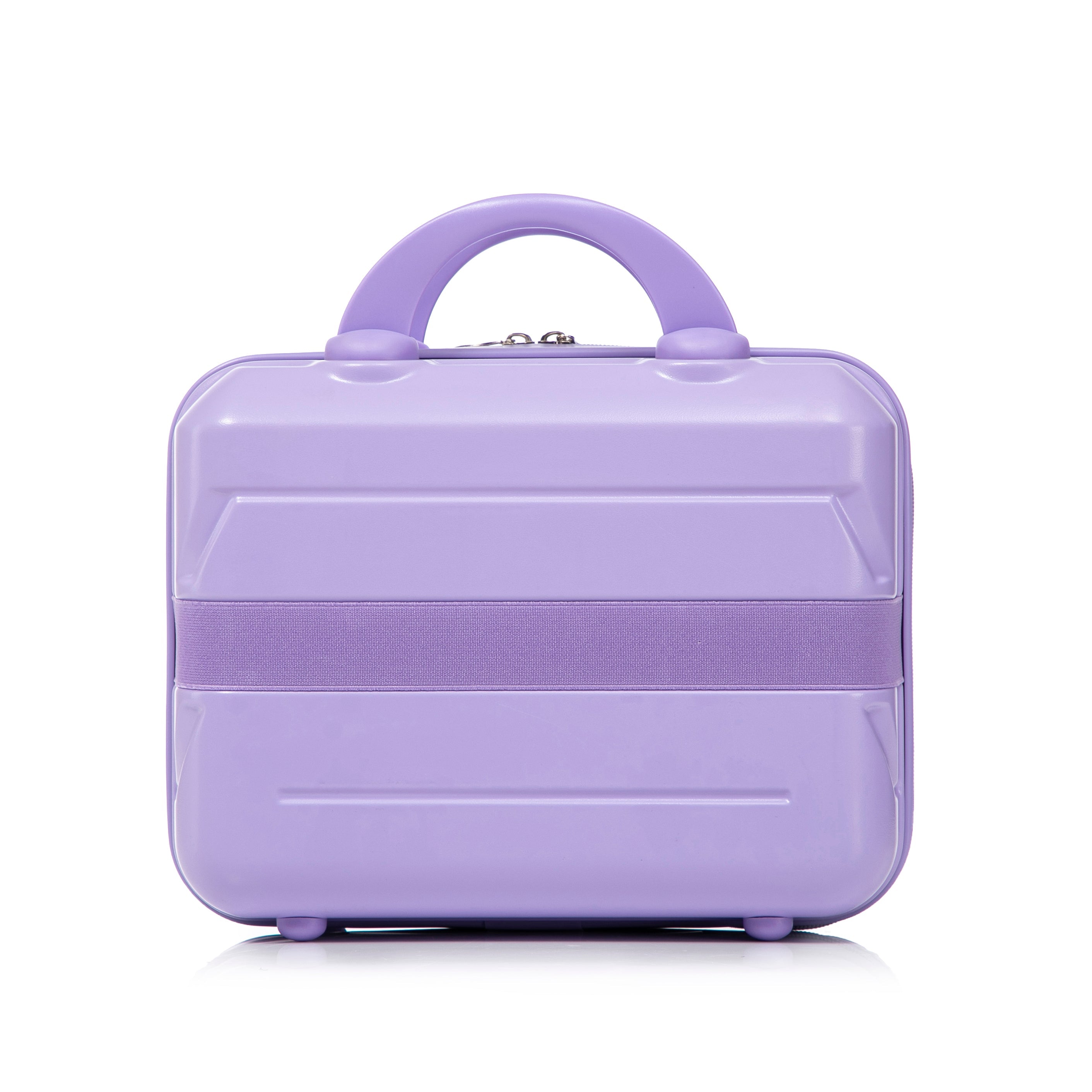 Logidon 2-delige ABS kofferset 19/14 inch spinner blauw paars