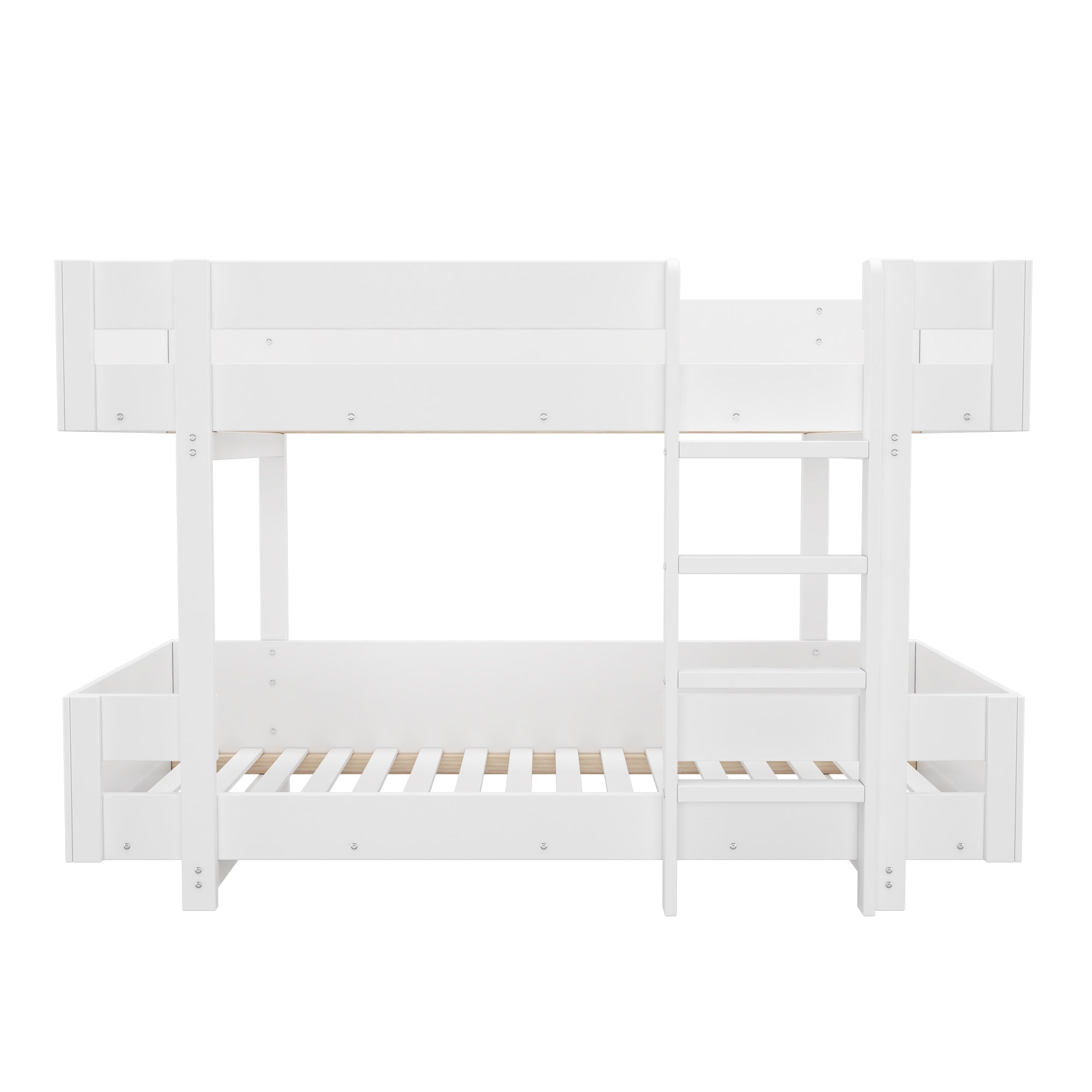 Logidon Kinderstapelbed met trap Wit 90x200cm