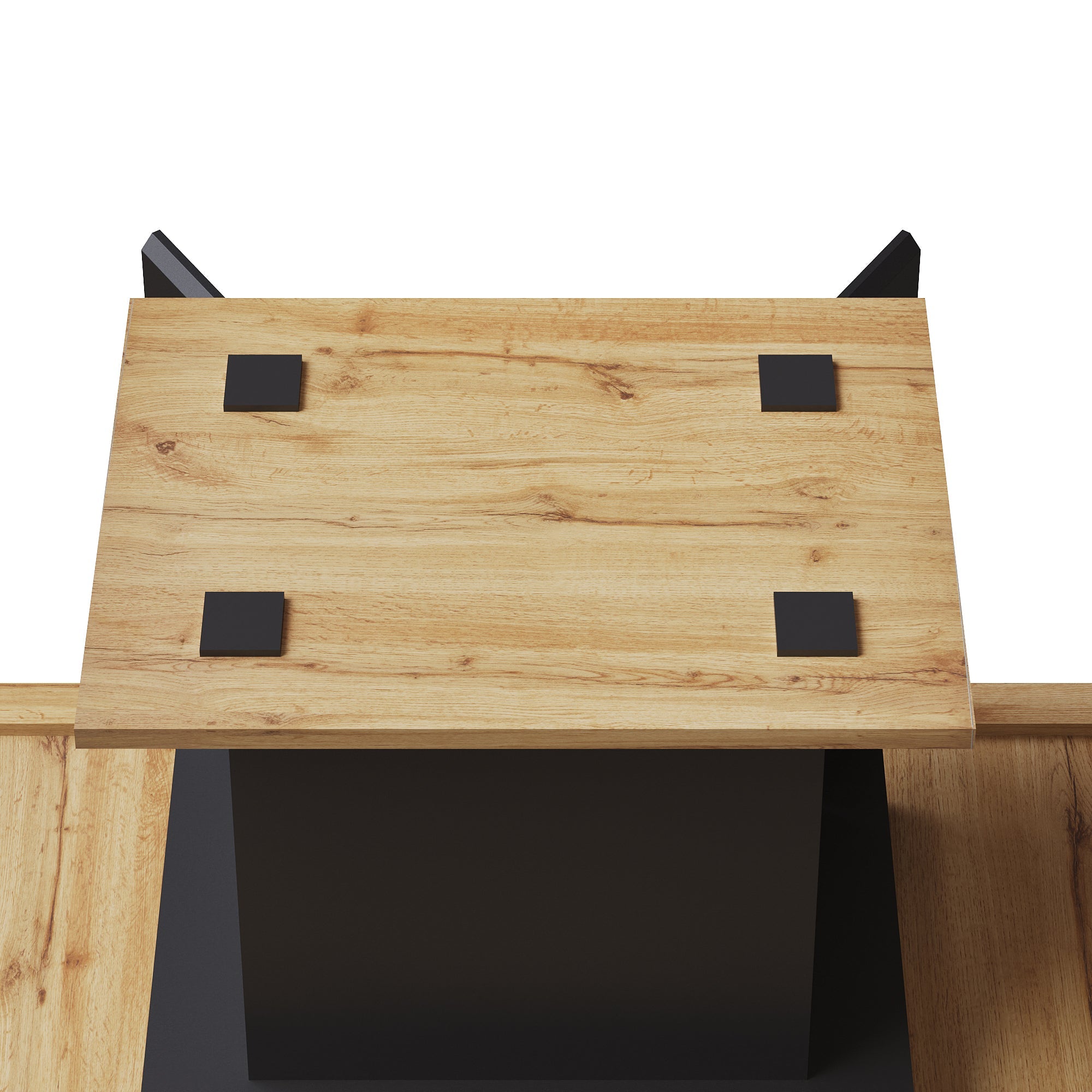 Logidon uitschuifbare eettafel 110-140 centimeter telescopisch naturel MDF