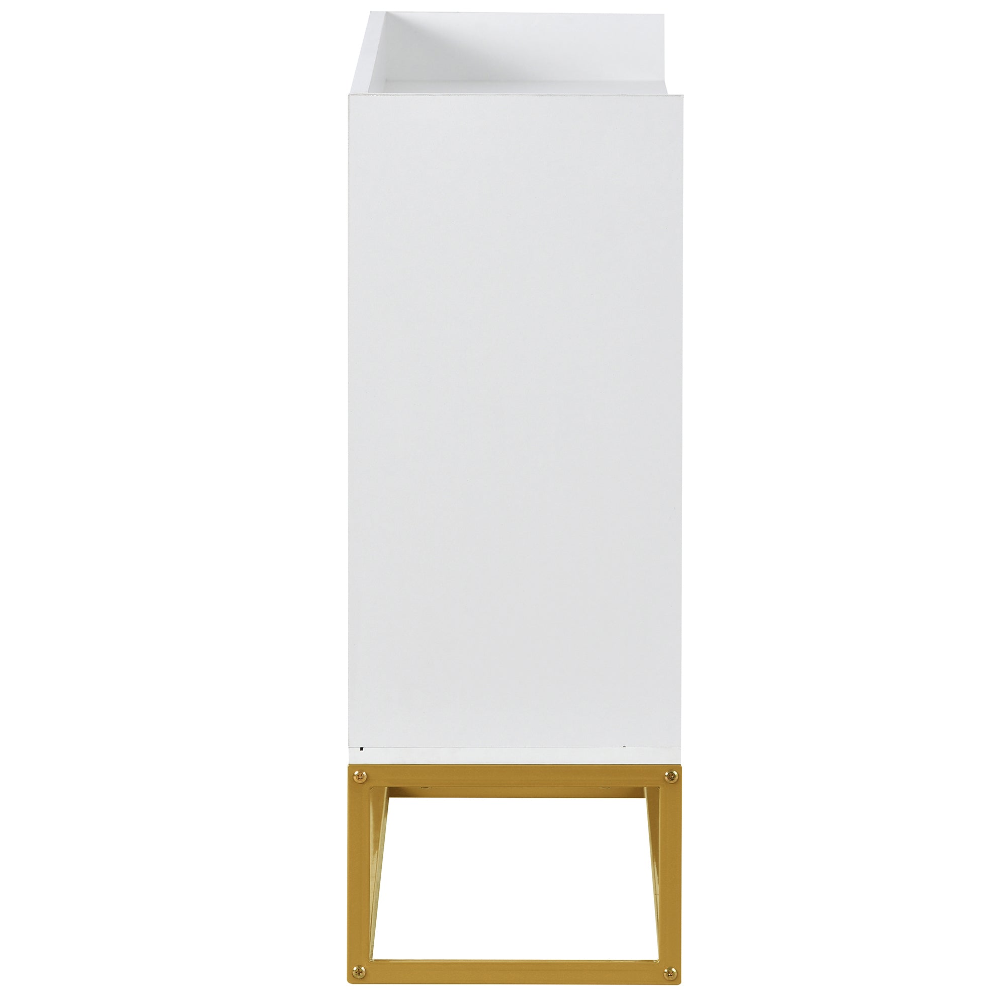 Logidon Dressoir 120 cm Wit Greeploos Vier Deuren Minimalistisch