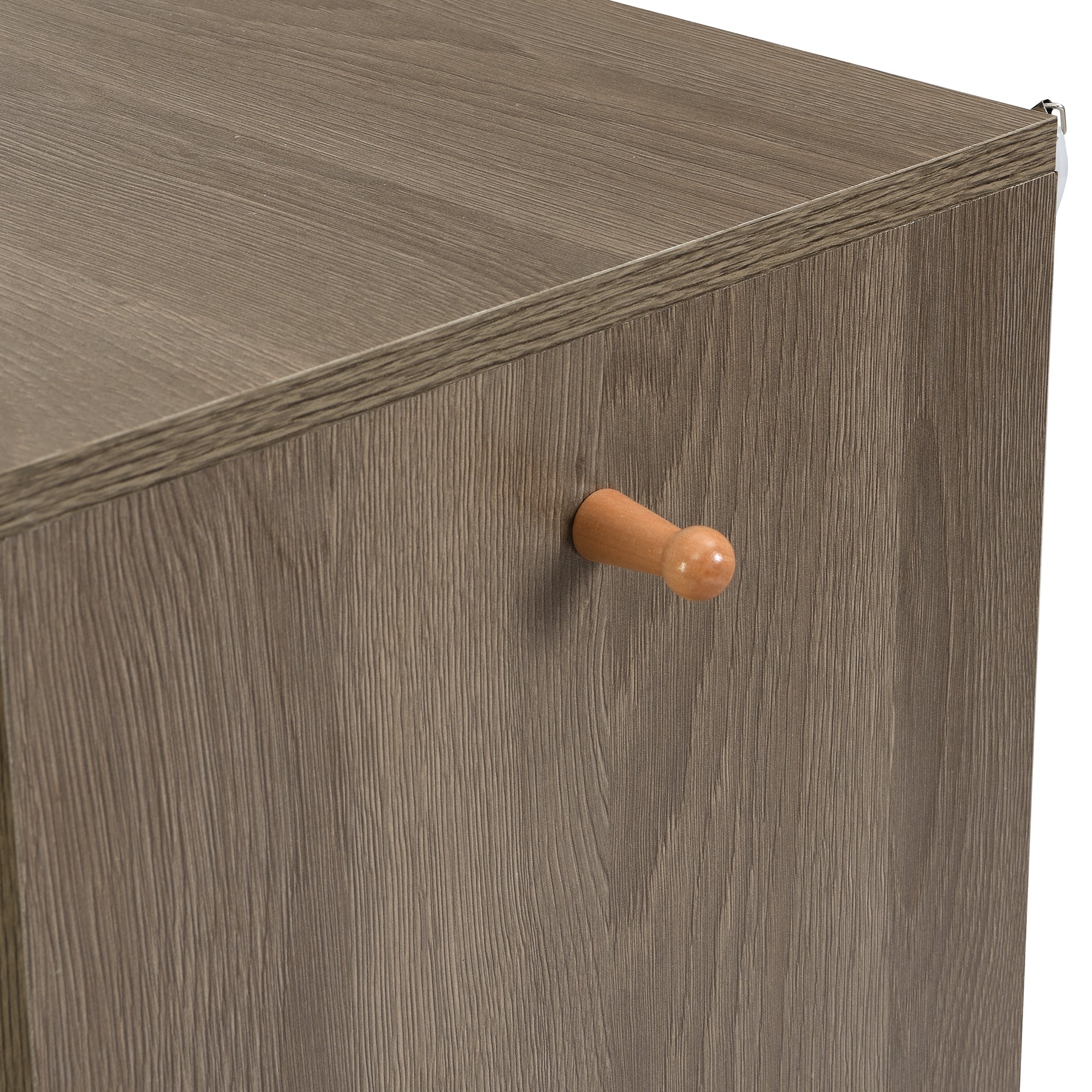 Logidon Schoenenbank Grijs Met Gewatteerde Zitting Verstelbare Planken 140x35x110 cm