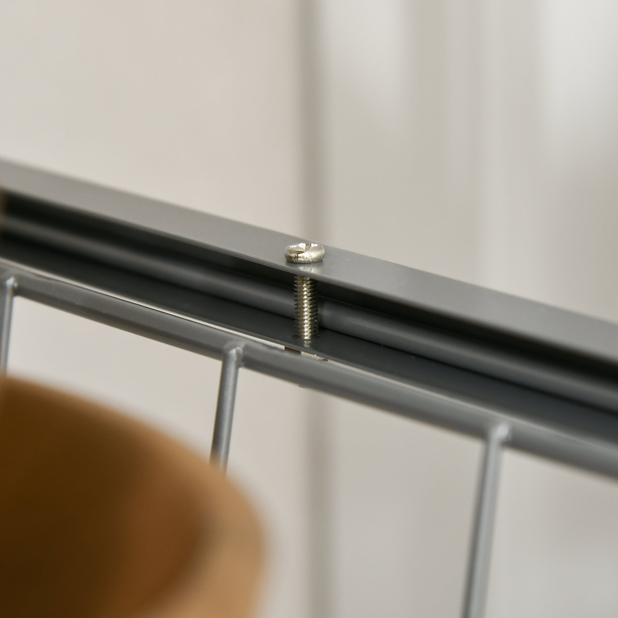 Logidon serving trolley silver 36.5x36.5x89 cm with metal baskets