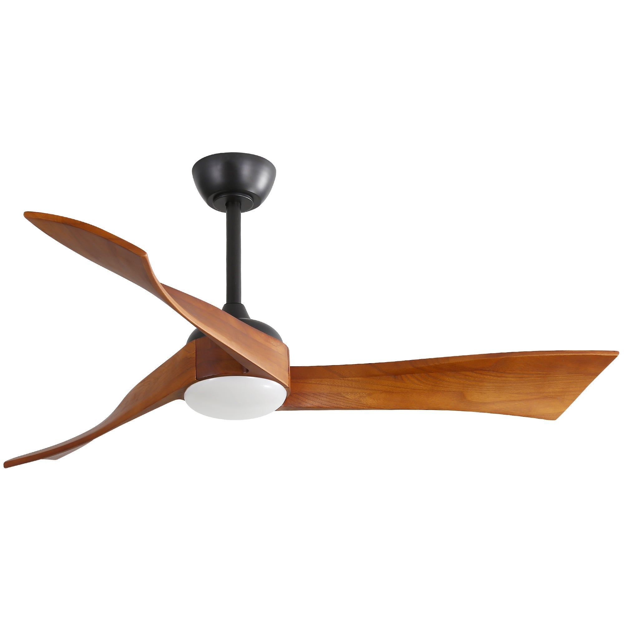 Logidon plafondventilator 52 inch zwart stille gelijkstroommotor afstandsbediening