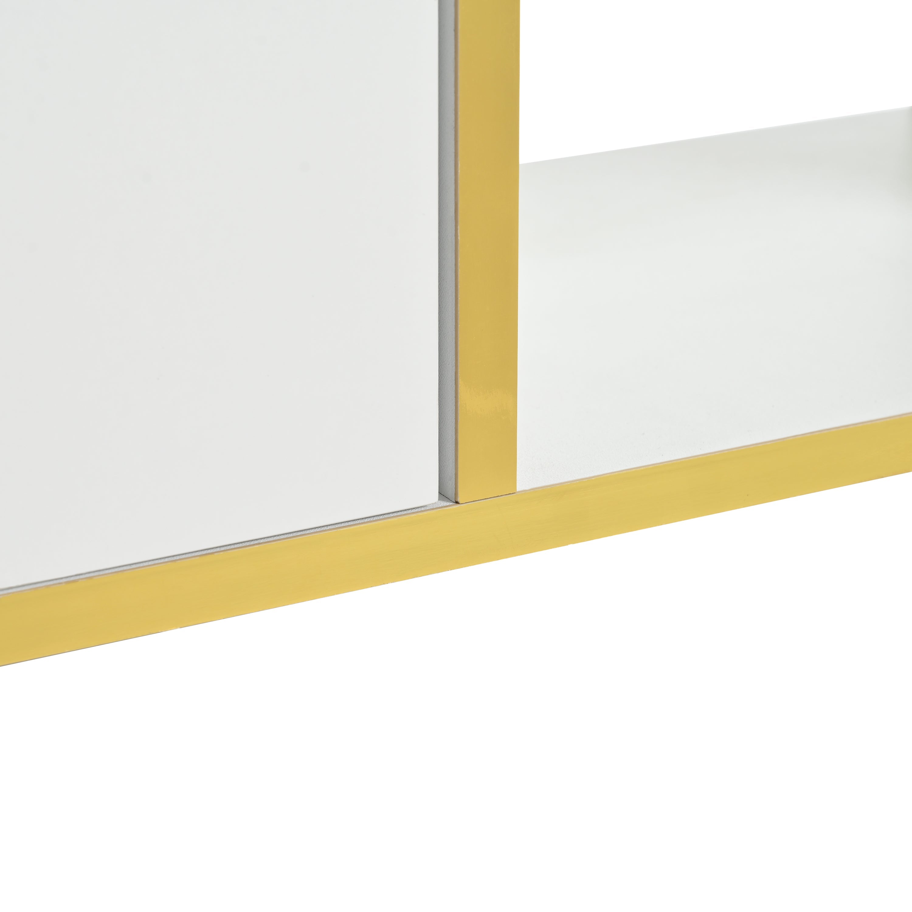 Logidon Moderne Schoenenkast Wit met Hoogglans Front en LED Licht 80x25x96 Cm