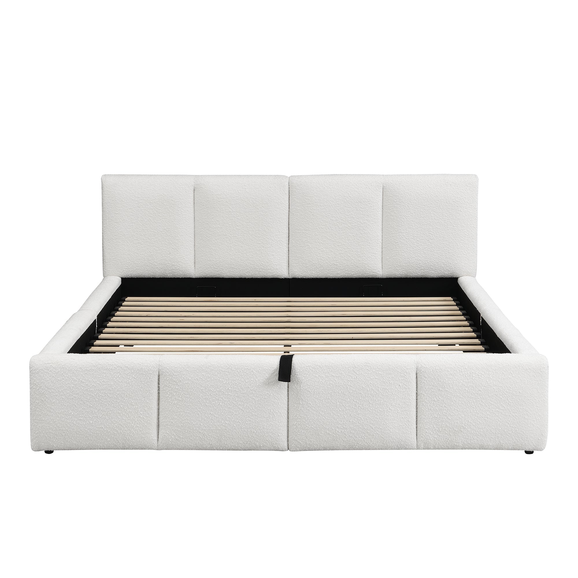 Logidon gestoffeerd bed 180x200 hydraulisch functioneel bed met opbergruimte