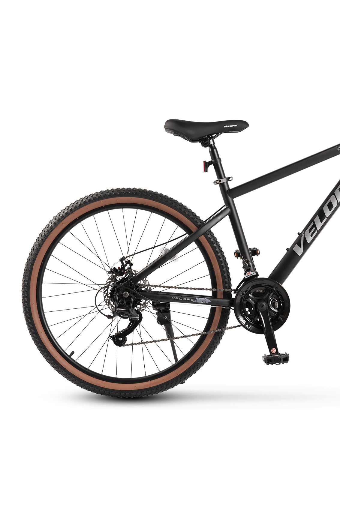 Logidon Velors 27,5 inch mountainbike zwart grijs 21 versnellingen
