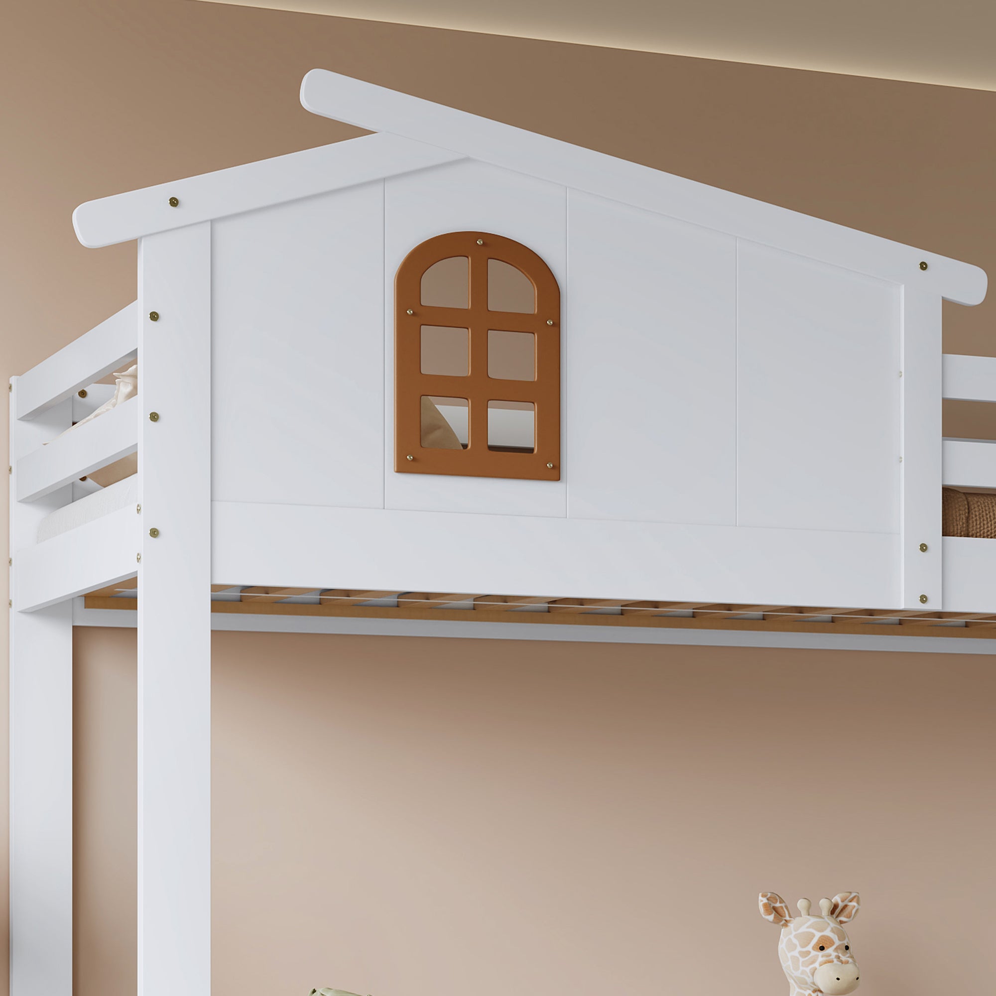 Logidon stapelbed kinderbed wit naturel 90x200 120x200 twee lades