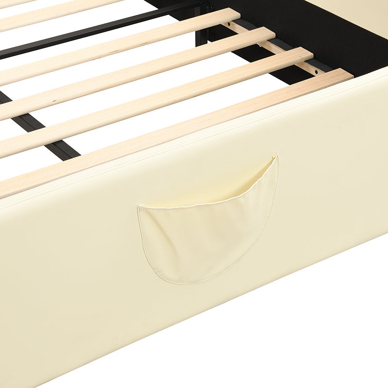 Logidon Cartoon Bear Bed 90x200 cm With Slide And Ladder Beige