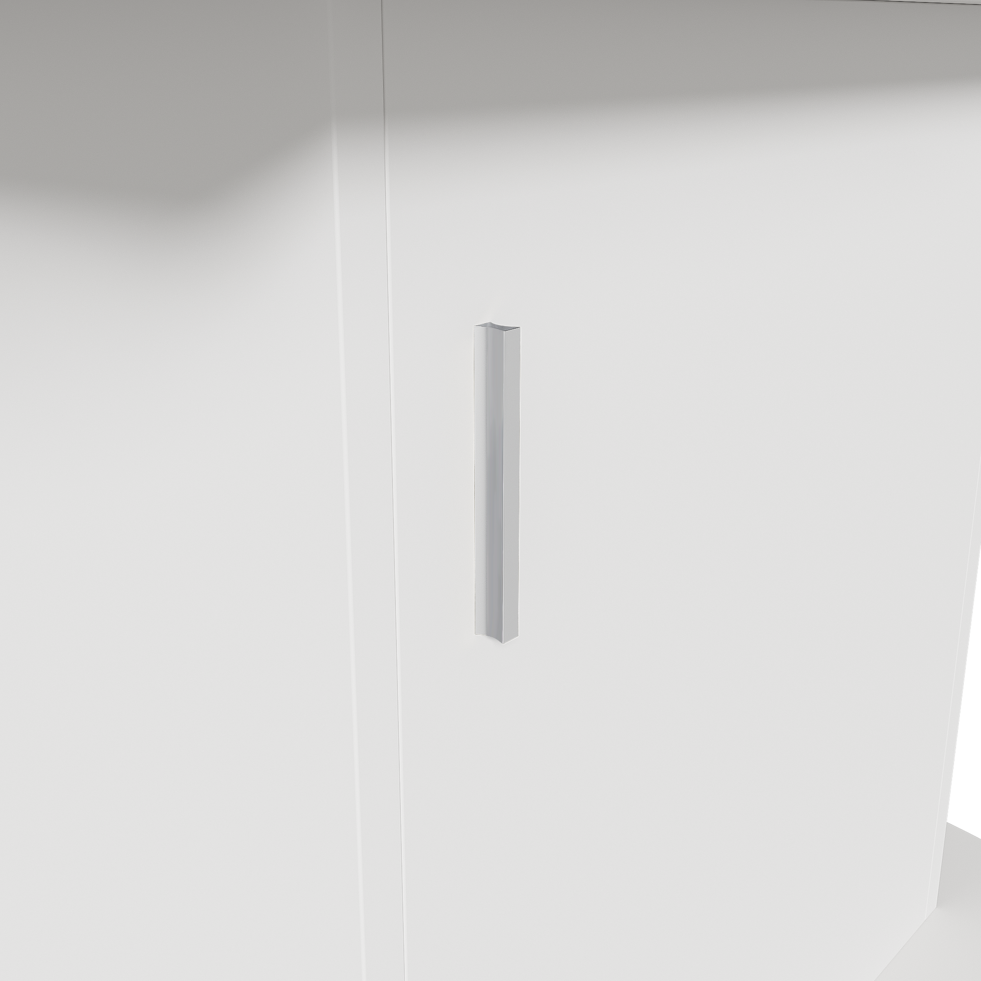 Logidon Witte Uitschuifbare Ovale Eettafel Met Opbergruimte L110/130 B70 H75