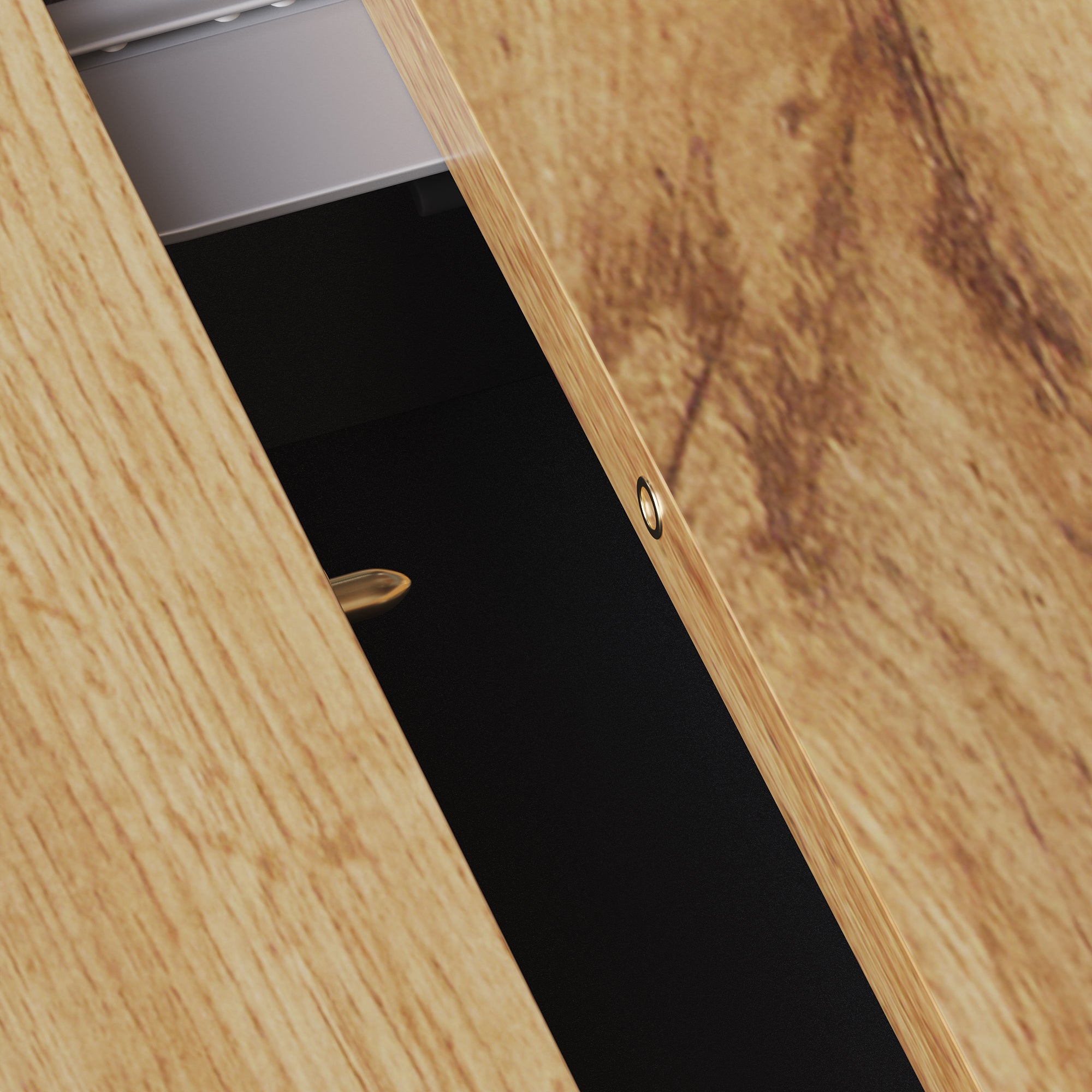 Logidon uitschuifbare eettafel 110-140 centimeter telescopisch naturel MDF