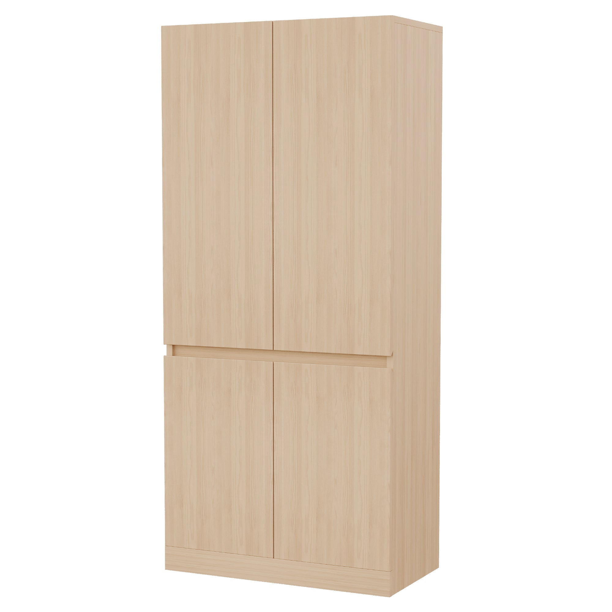 Logidon kledingkast 70x40x170 cm dubbele deur design houtkleur