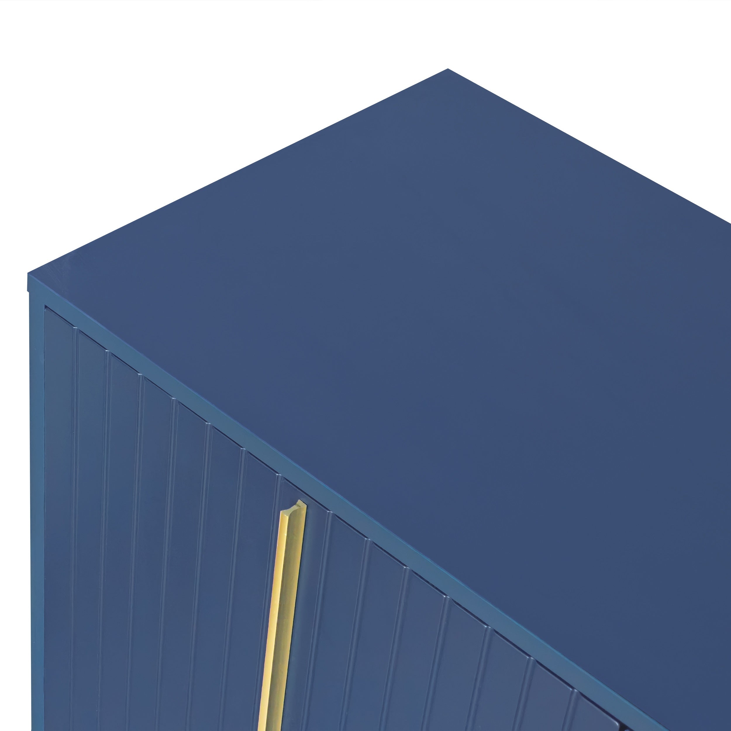 Logidon marineblauw dressoir met 3 deuren en verstelbare planken