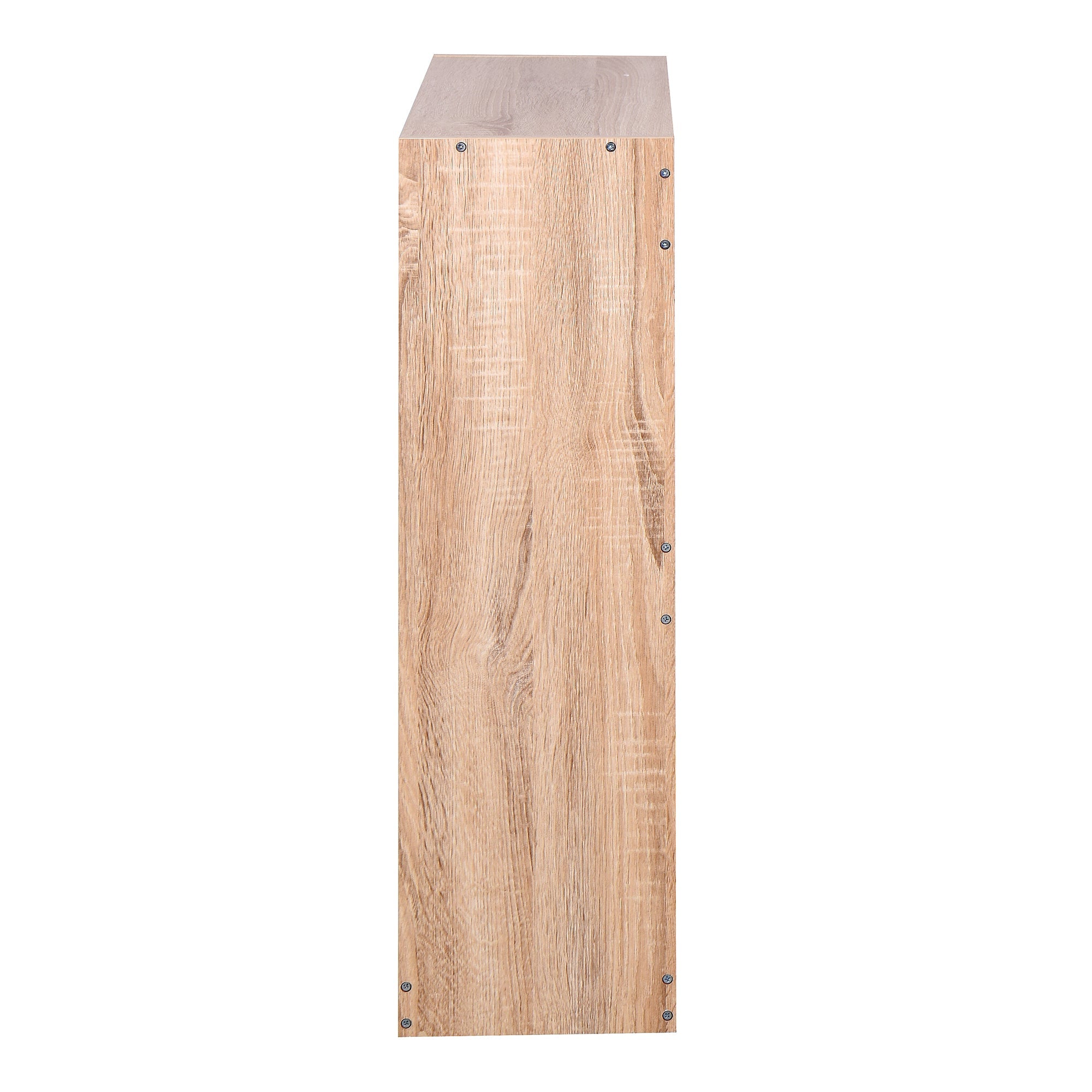 Logidon shoe cabinet oak white with 2 folding doors 62x24x80 cm