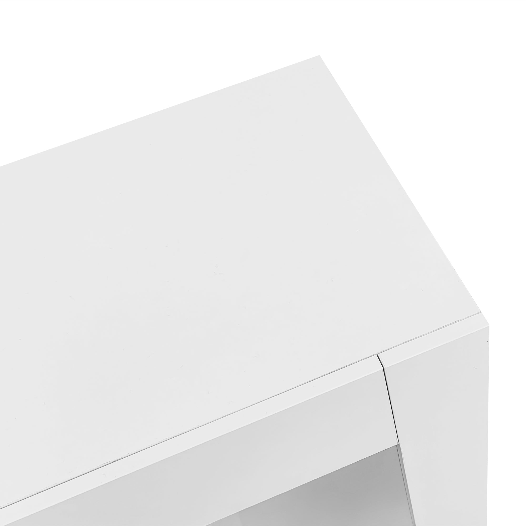Logidon Modern Wit Buffet Hoogglans Glazen Frontplanken 95x35x83 cm