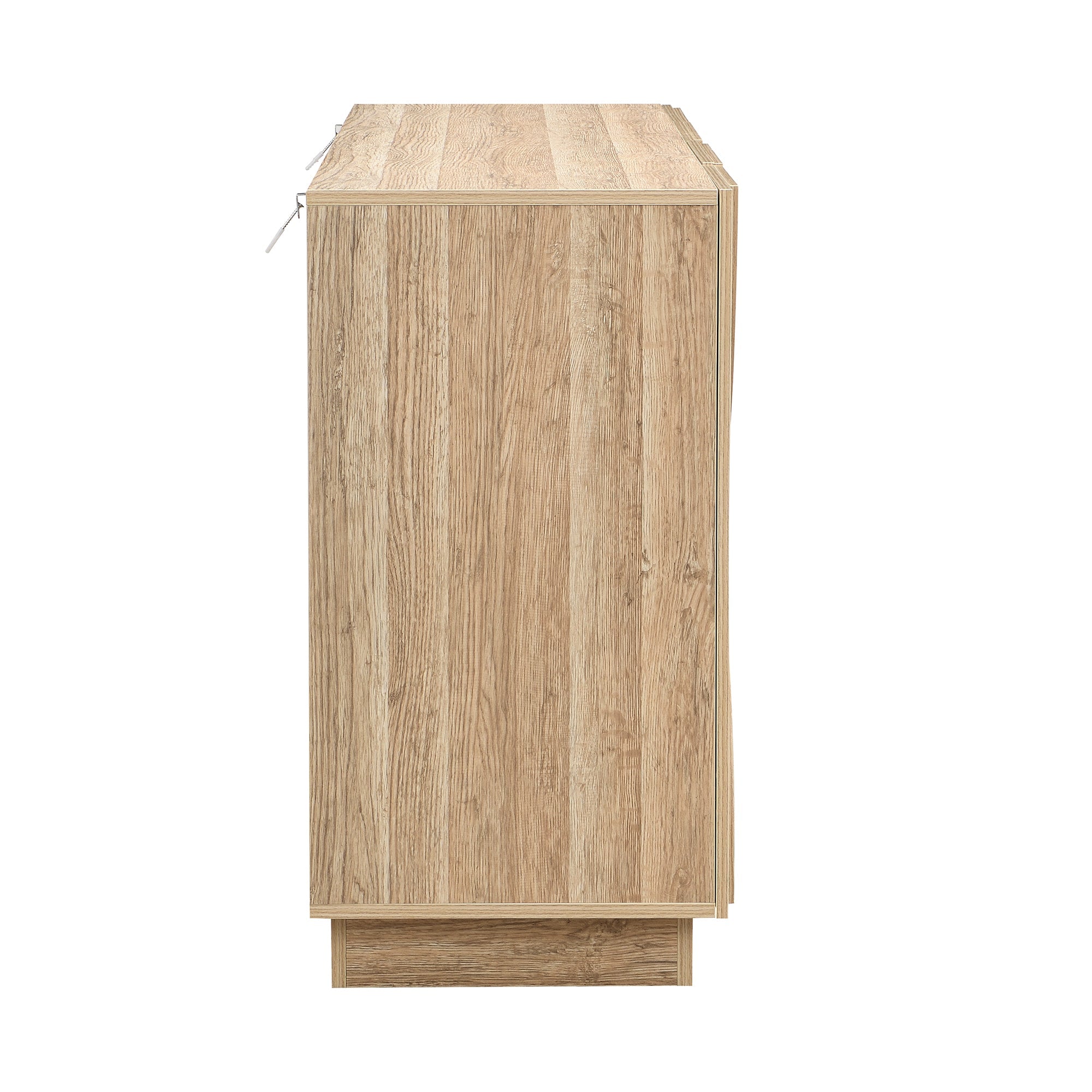 Logidon Dressoir 160x40x80 cm naturel hout met deuren en soft close