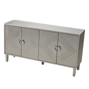Logidon 152 cm 4-deurskast Champagne MDF Woonkamer