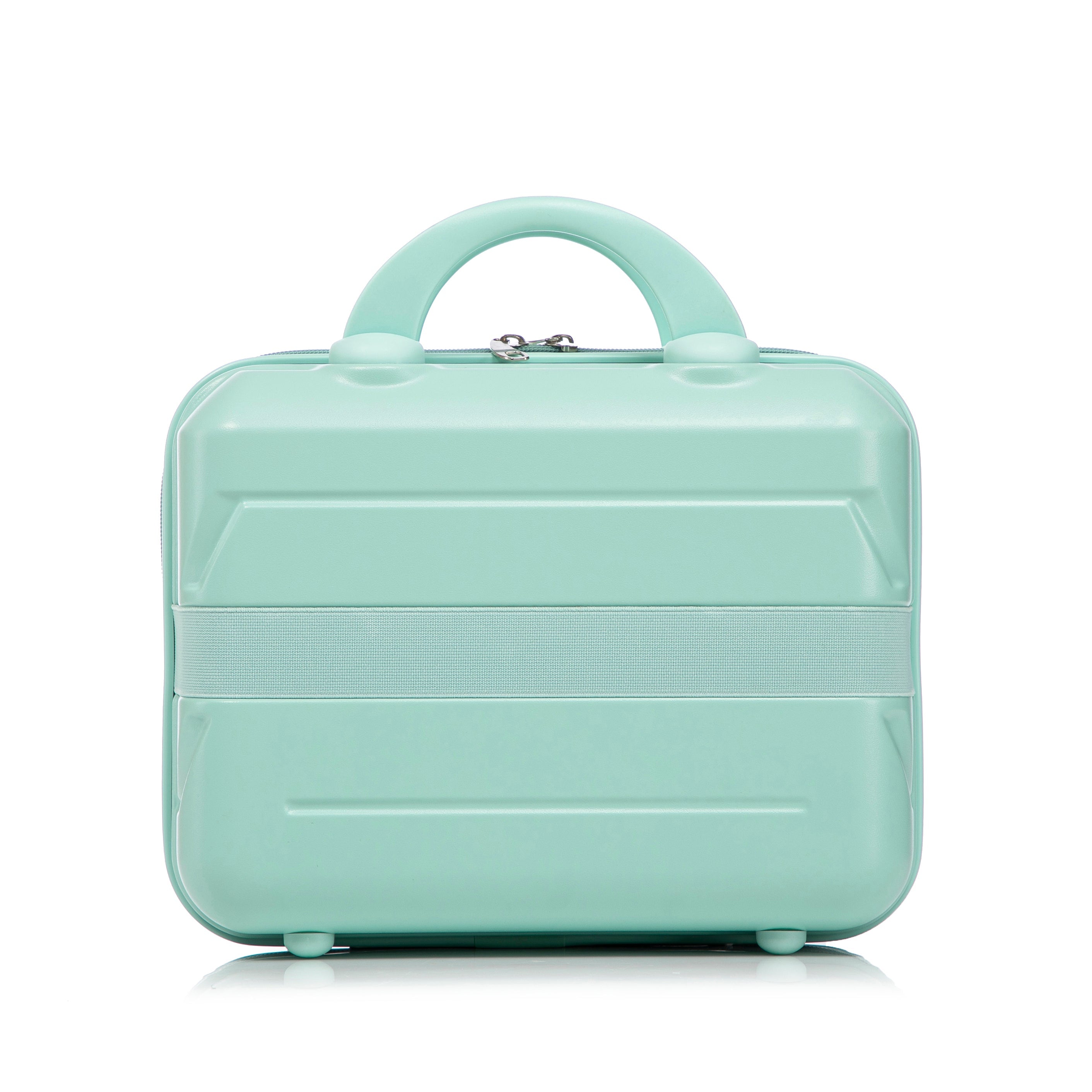 Logidon 14 en 19 inch ABS spinner kofferset mintgroen 2-delig