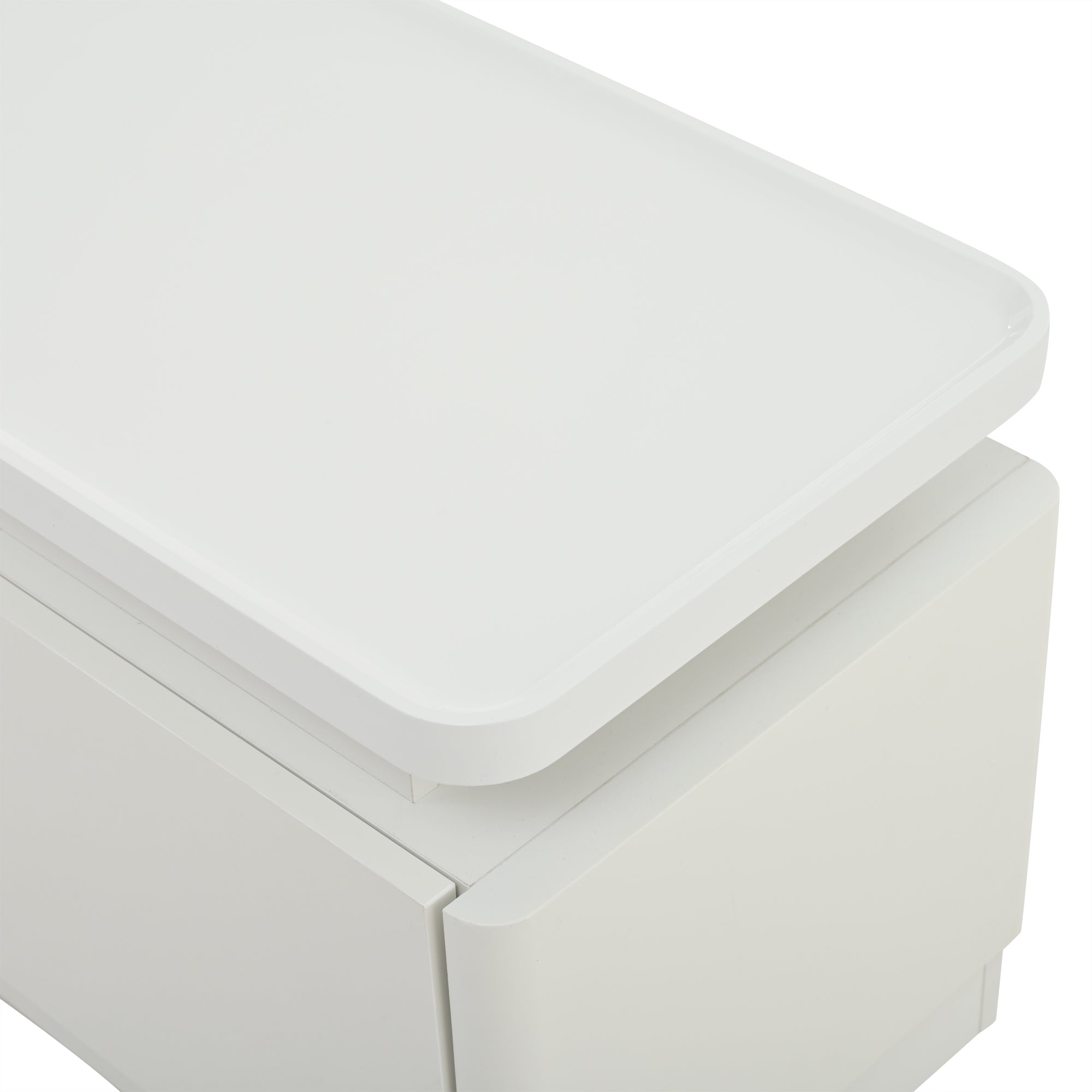 Logidon TV-meubel wit 180x34x40 cm met LED-verlichting 4 lades